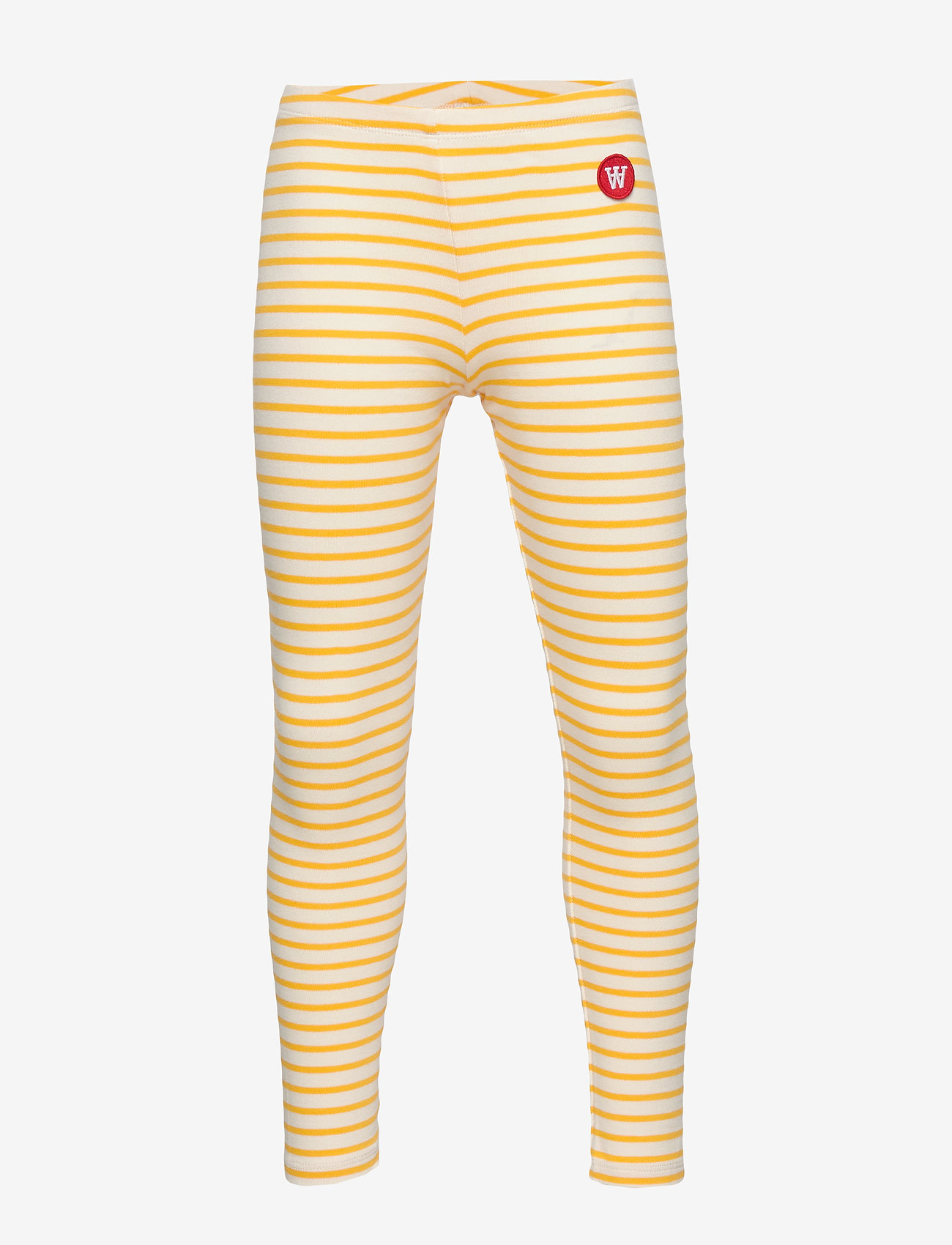 Wood Wood - Ira kids leggings - leggings - off-white/yellow stripes - 0