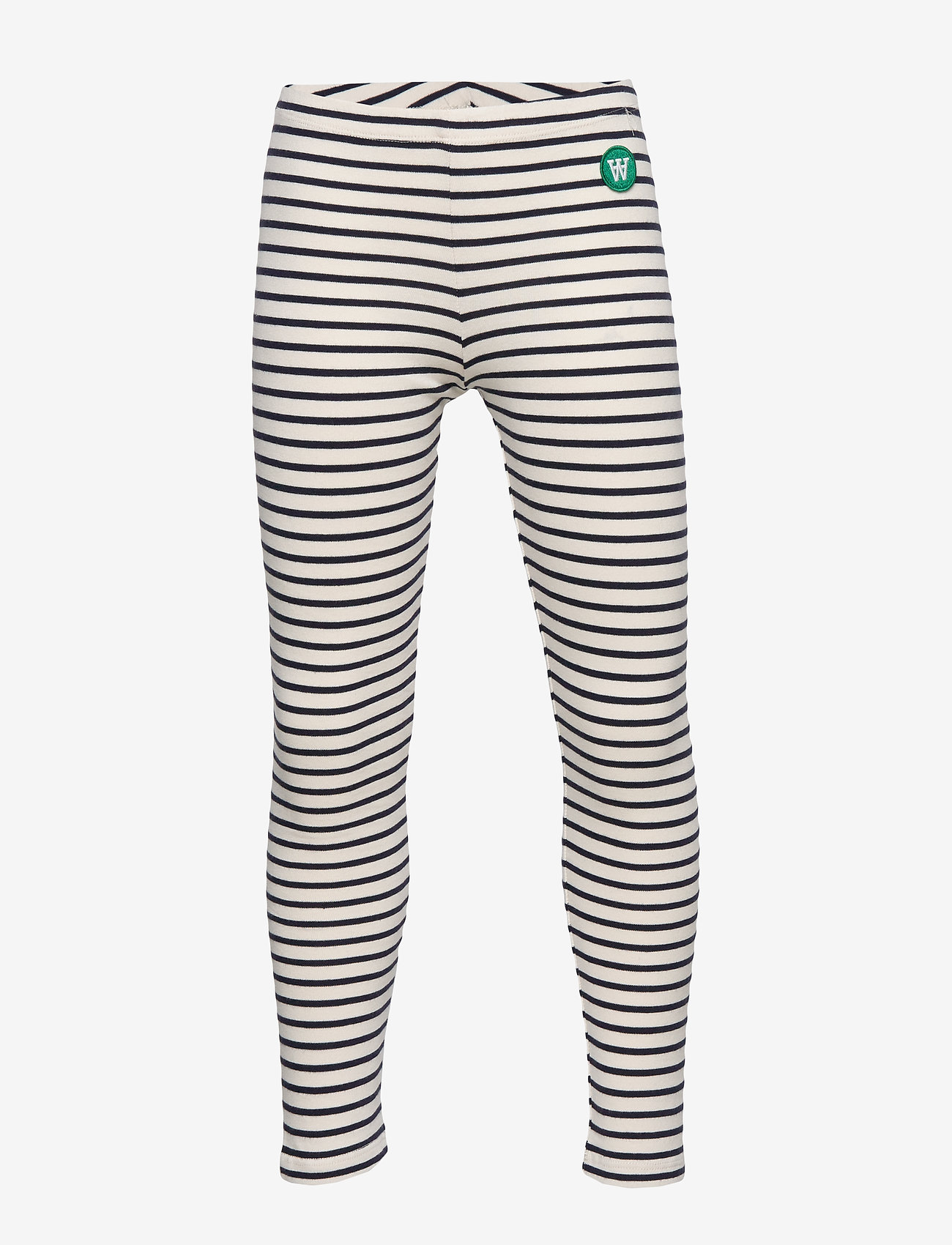 Wood Wood - Ira kids leggings - laagste prijzen - off-white/navy stripes - 0