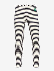Wood Wood - Ira kids leggings - lowest prices - off-white/navy stripes - 0