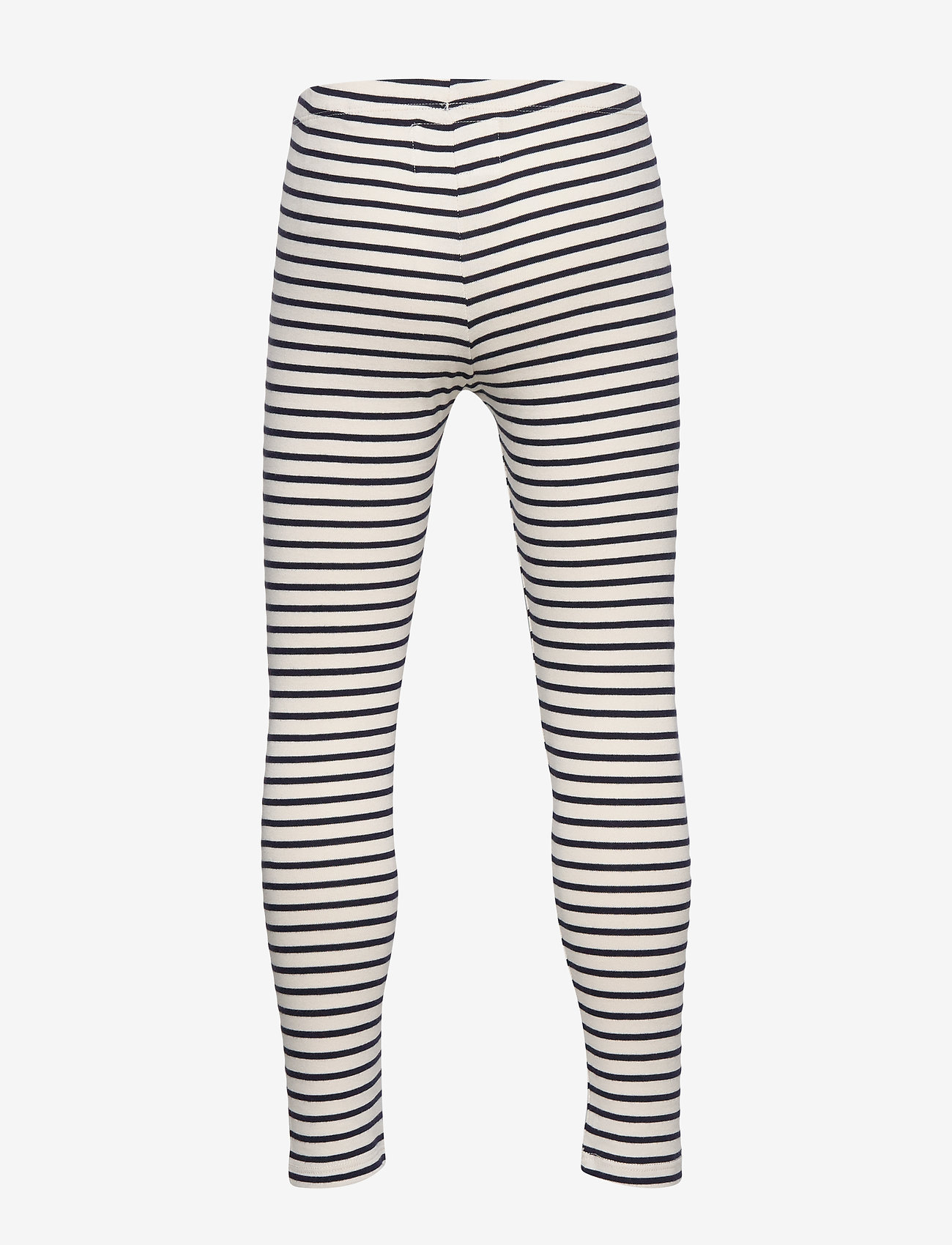 Wood Wood - Ira kids leggings - de laveste prisene - off-white/navy stripes - 1