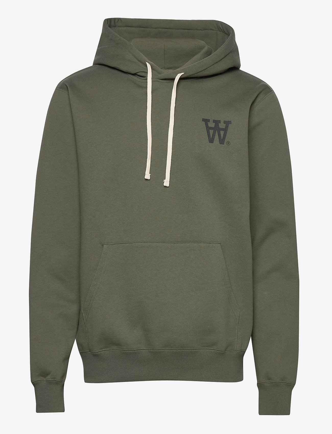 Wood Wood - Ian hoodie - army green - 0