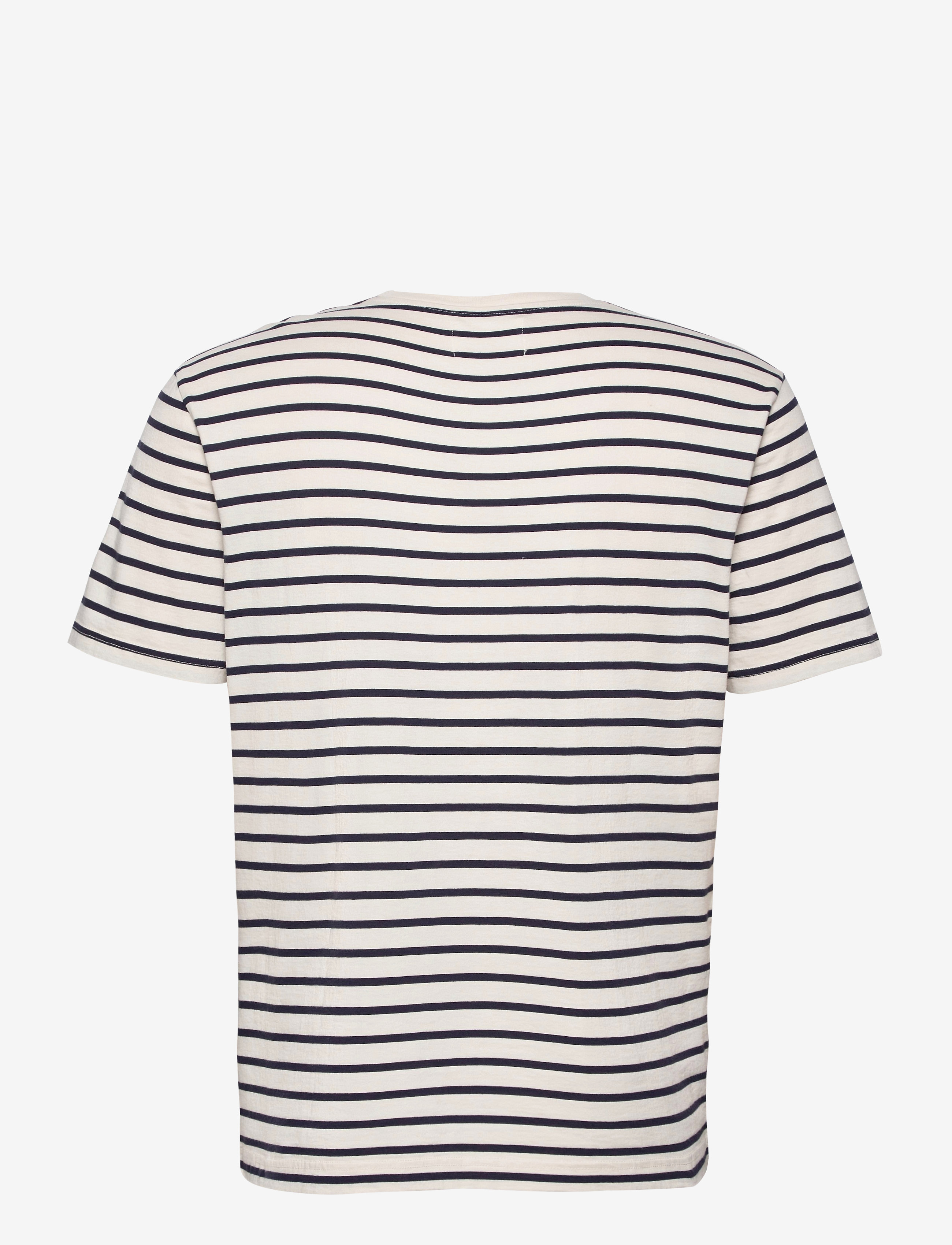 Wood Wood - Ace T-shirt - off-white/navy stripes - 1