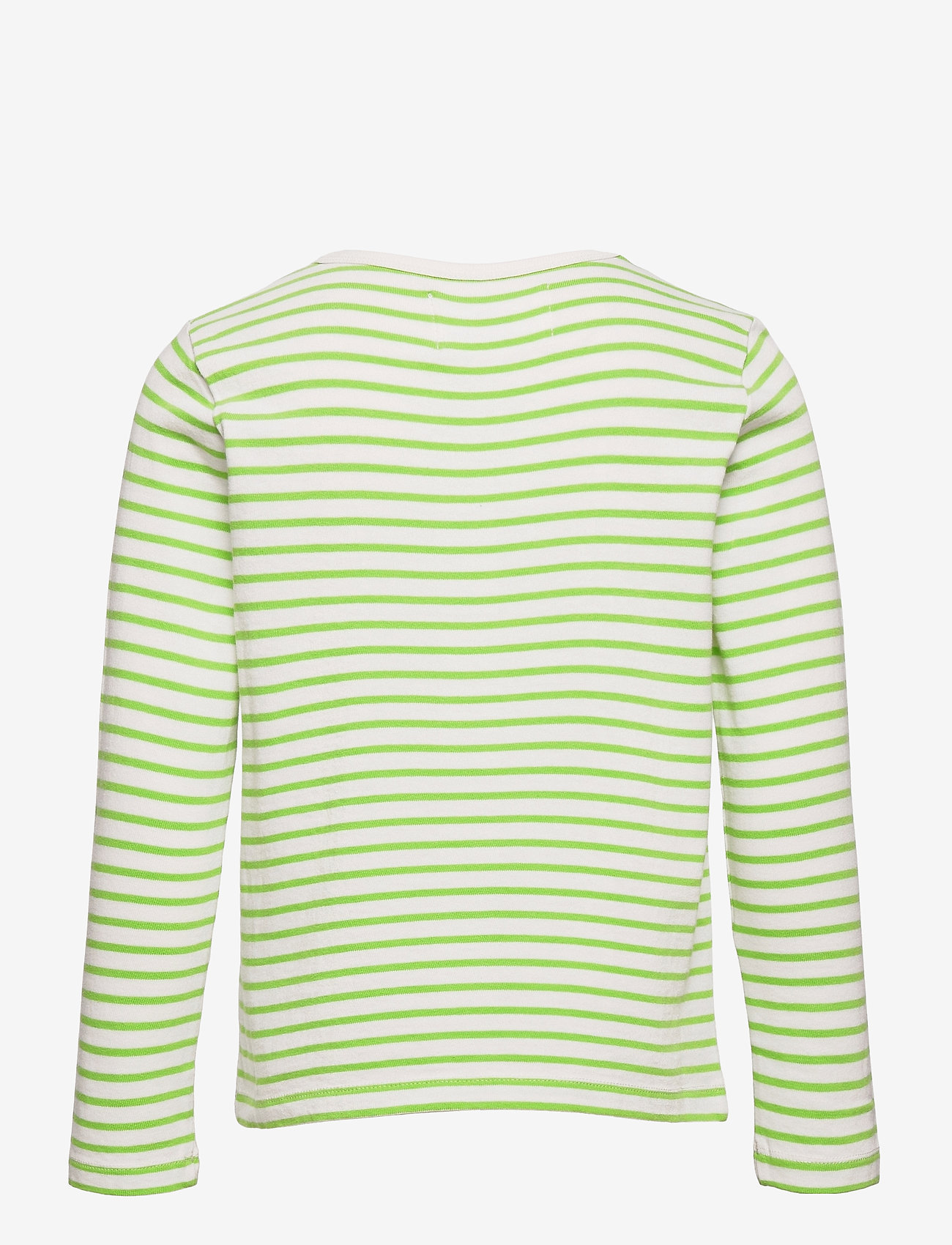 Wood Wood - Kim kids long sleeve - off-white/green stripes - 1
