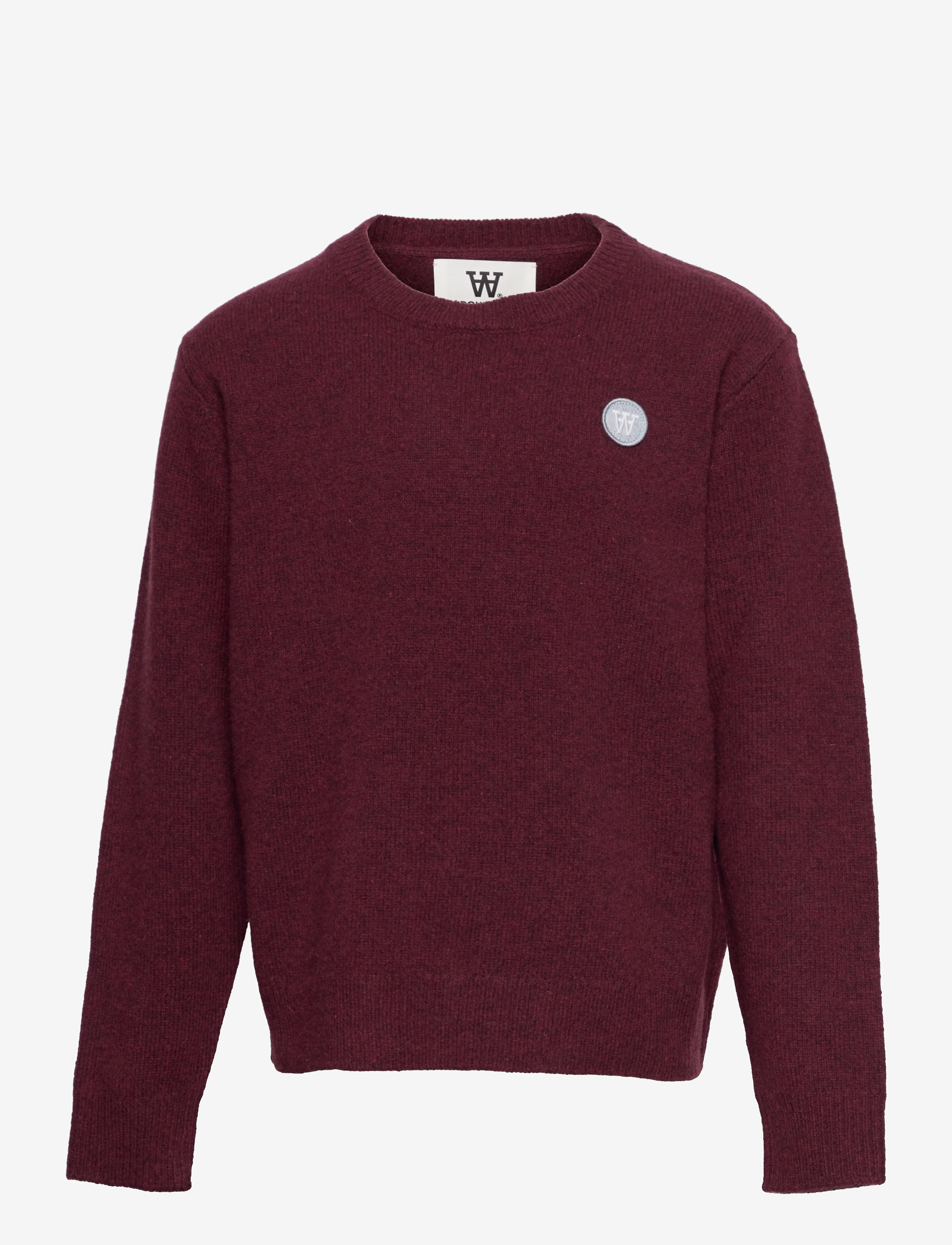Wood Wood - Ben kids lambswool jumper - dark red - 0