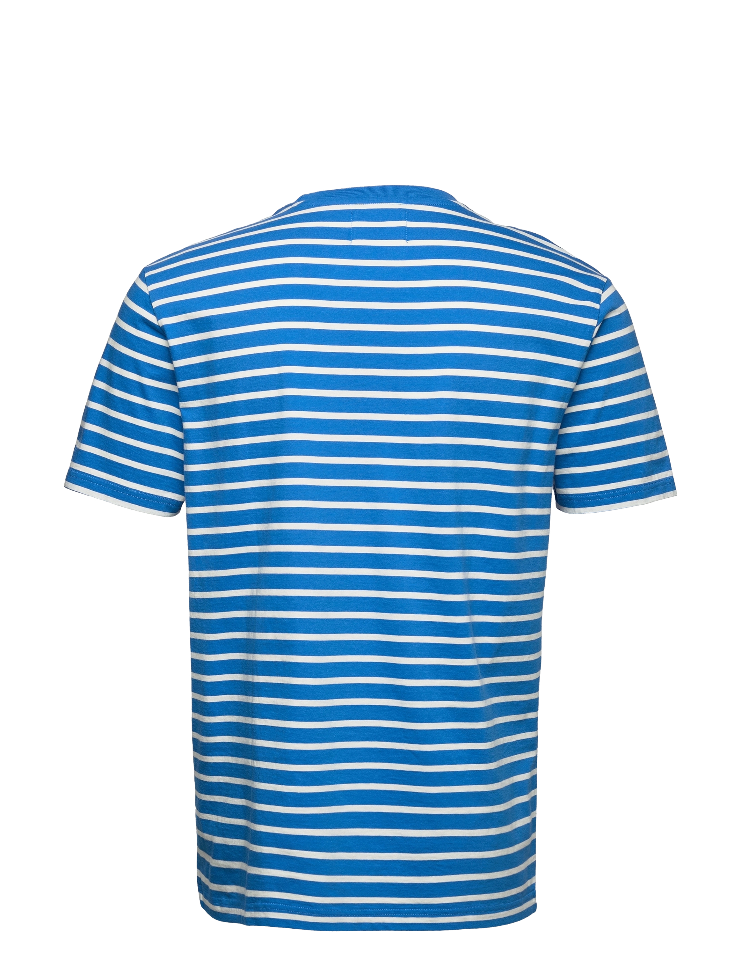 Wood Wood - Ace T-shirt - azure blue stripes - 1