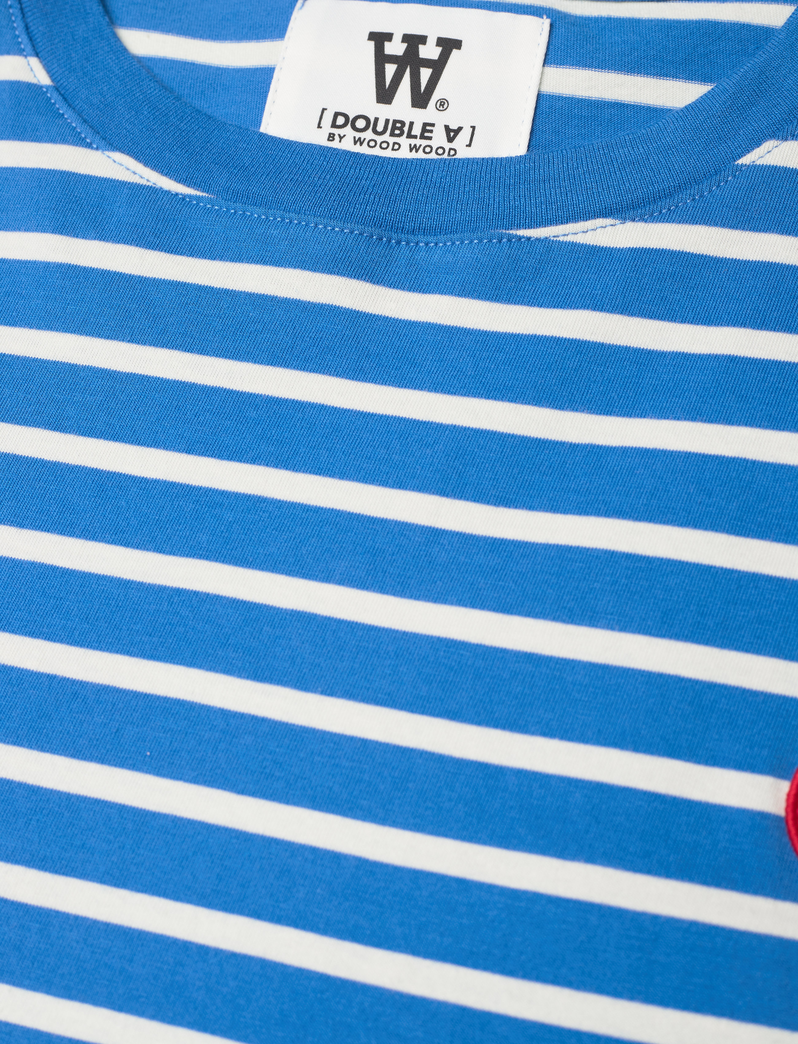 Wood Wood - Ace T-shirt - azure blue stripes - 2