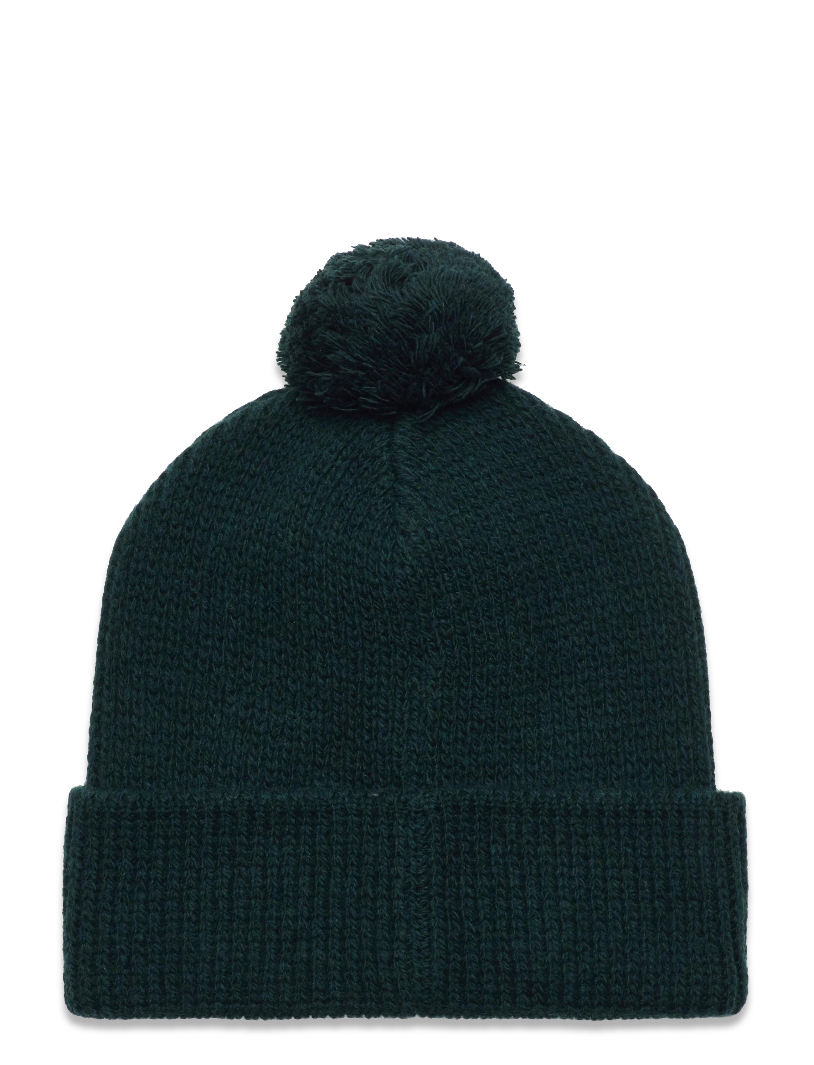 WOOD WOOD - Kai AA kids pom pom beanie - forest green - 1