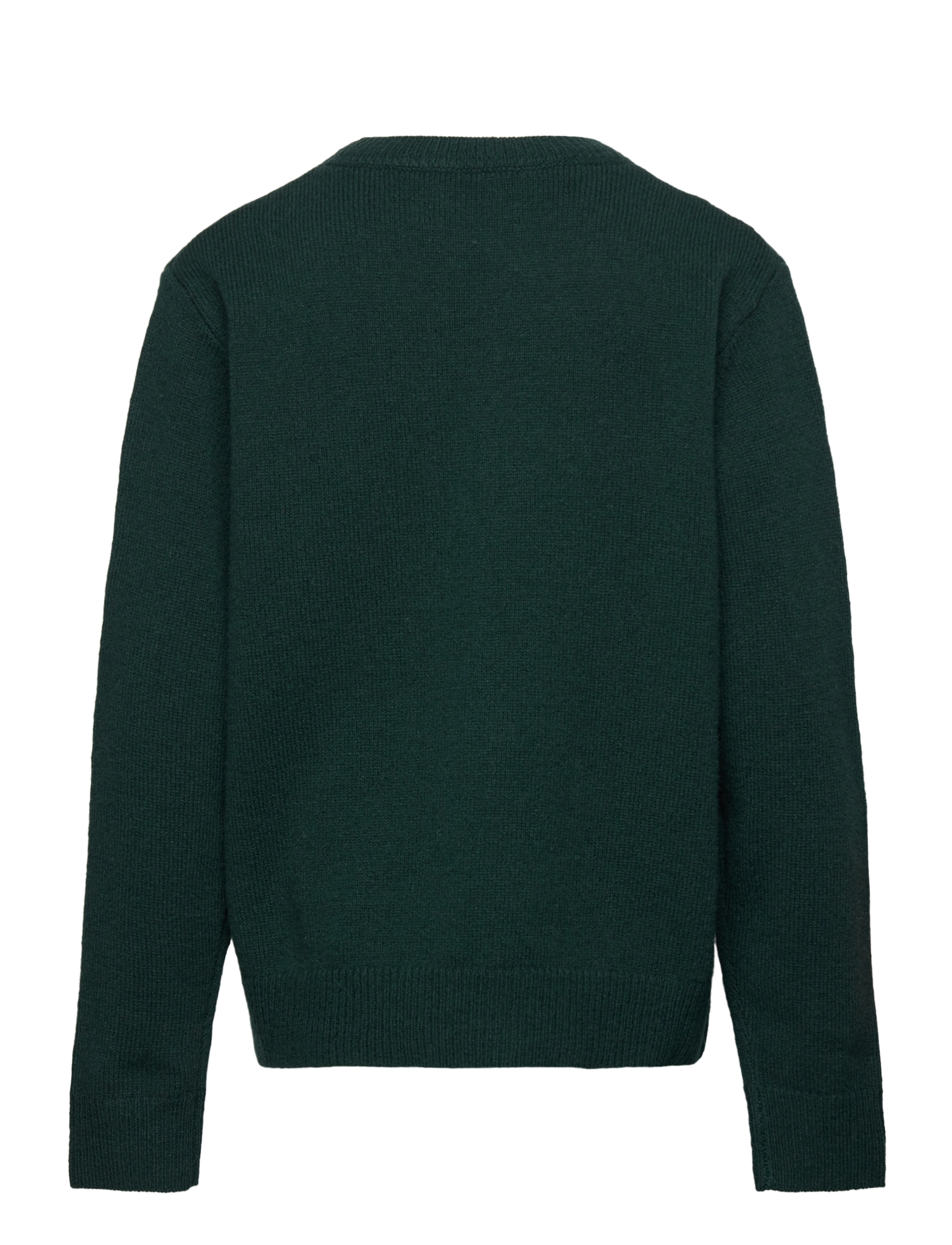 Wood Wood - Ben lambswool kids jumper - forest green - 1