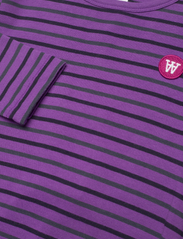 Wood Wood - Kim stripe junior long sleeve GOTS - ilgomis rankovėmis - light amethyst stripes - 2