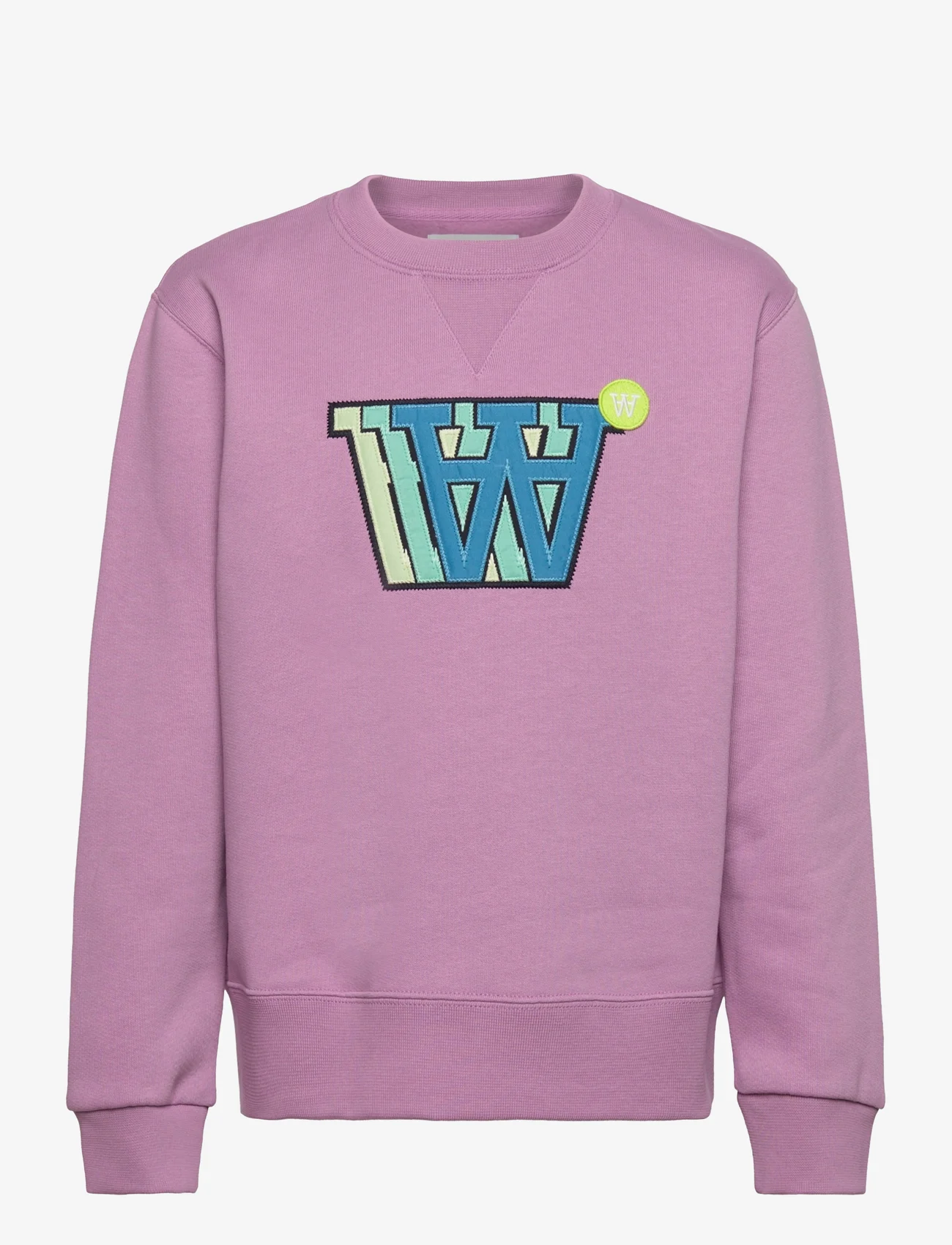 Wood Wood - Rod applique junior sweatshirt - sweatshirts & hættetrøjer - rosy lavender - 0