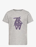 Ola bikers kids T-shirt - GREY MELANGE