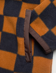 Wood Wood - Don kids IVY zip fleece - multino audinio drabužiai - eternal blue/golden brown aop - 3