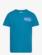 Ola kids print T-shirt - BLUE