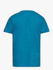 Wood Wood - Ola kids print T-shirt - short-sleeved - blue - 1