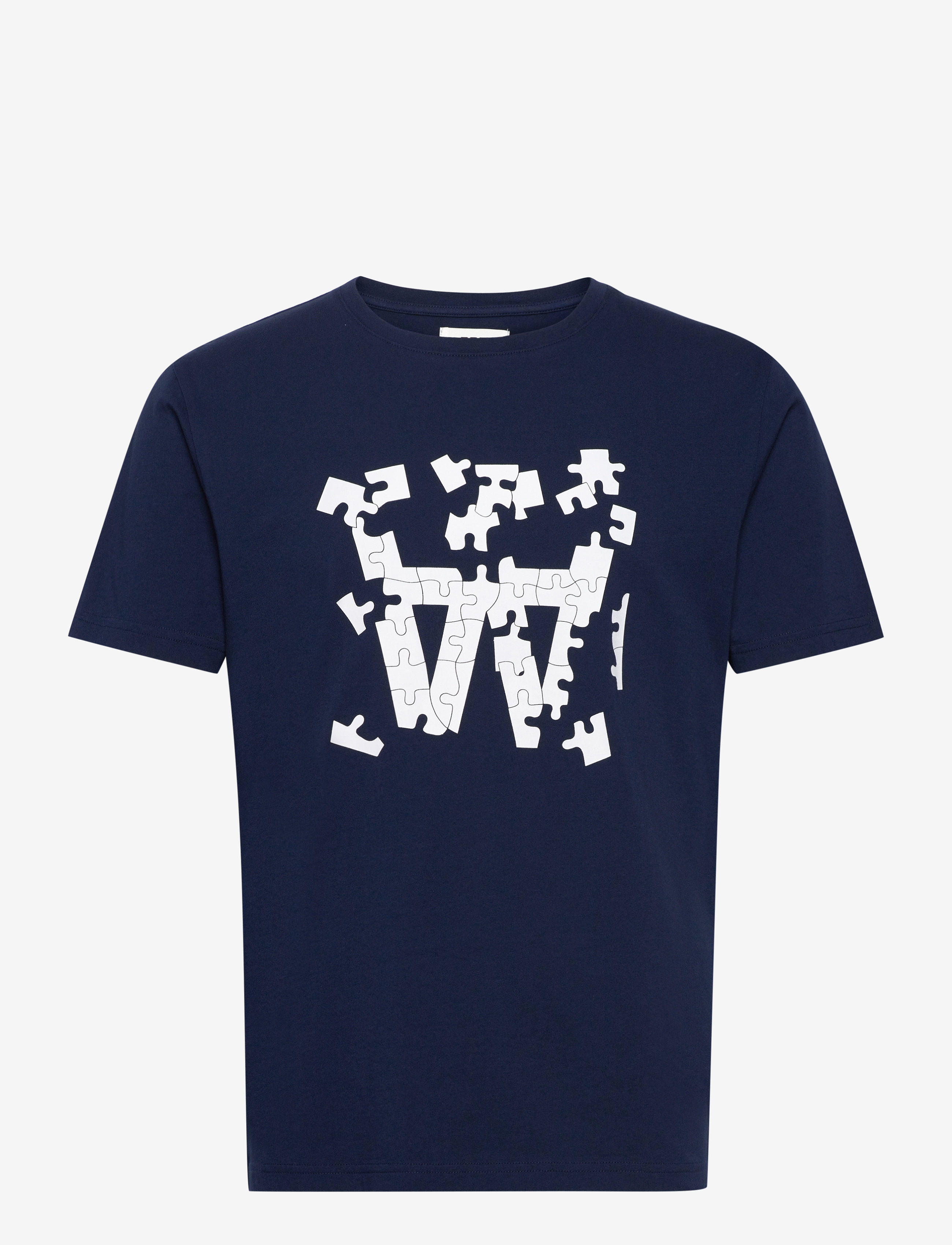 Wood Wood - Ace puzzle T-shirt - navy - 1