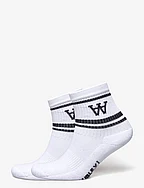 Kids con 2-pack socks - WHITE/NAVY