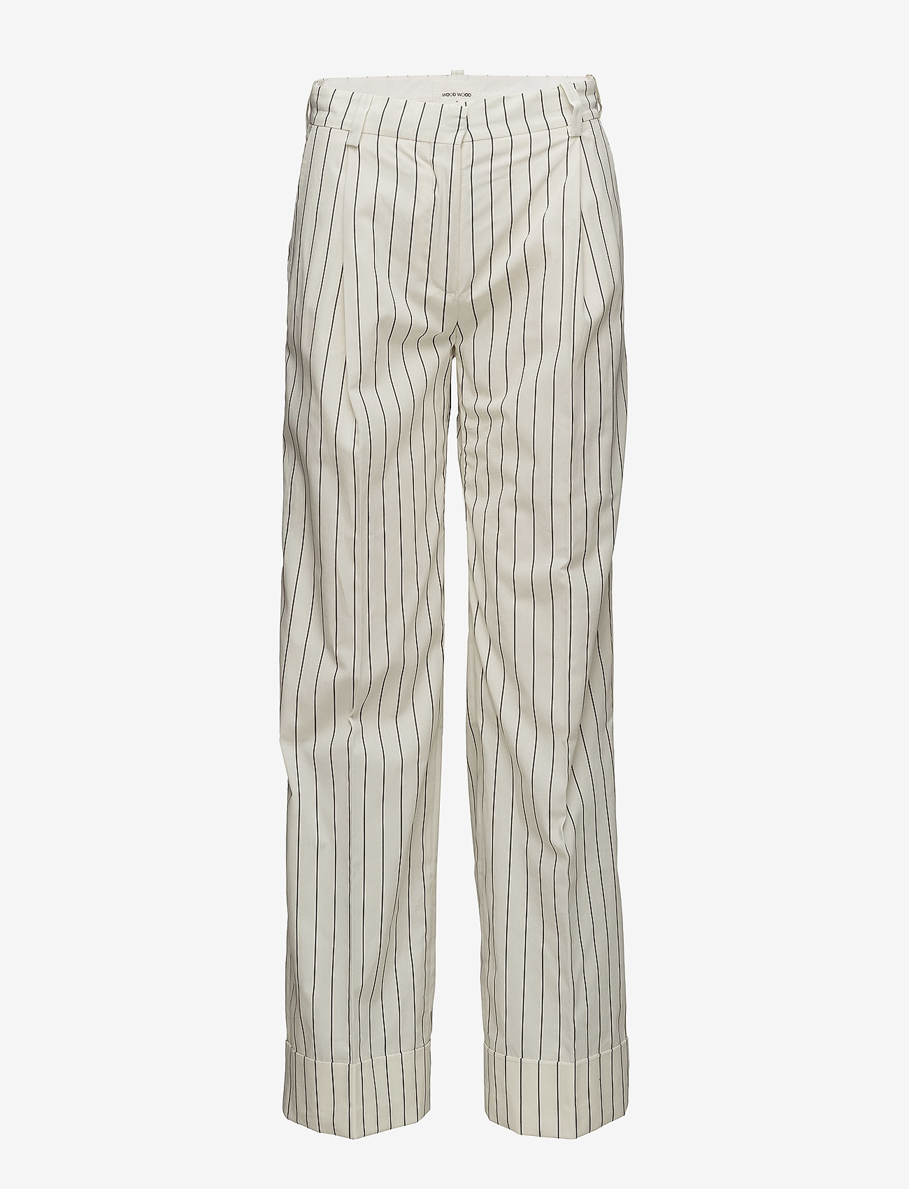 Wood Wood - Marissa trousers - off-white pinstripe - 0