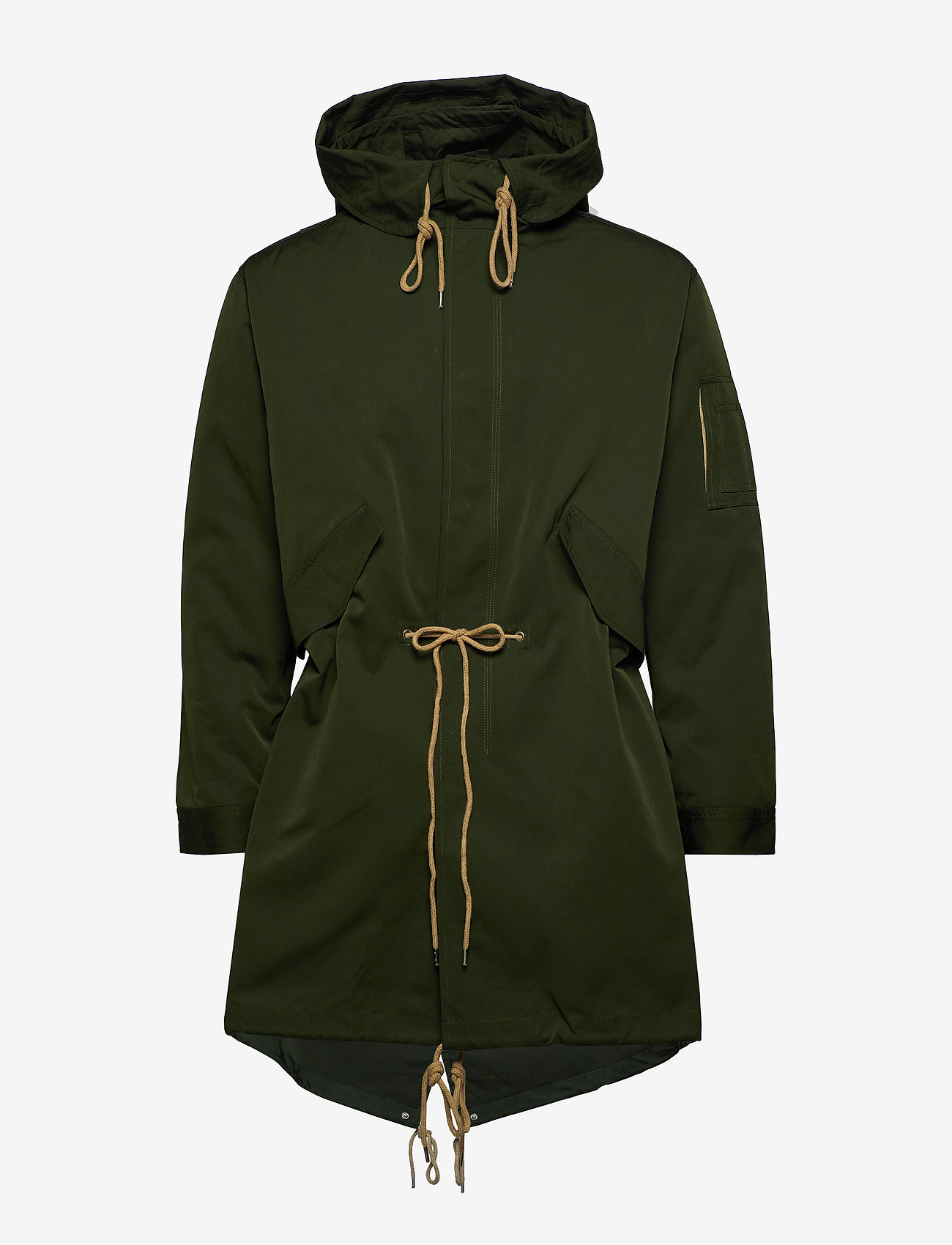 Wood Wood - William parka coat - dark green - 2