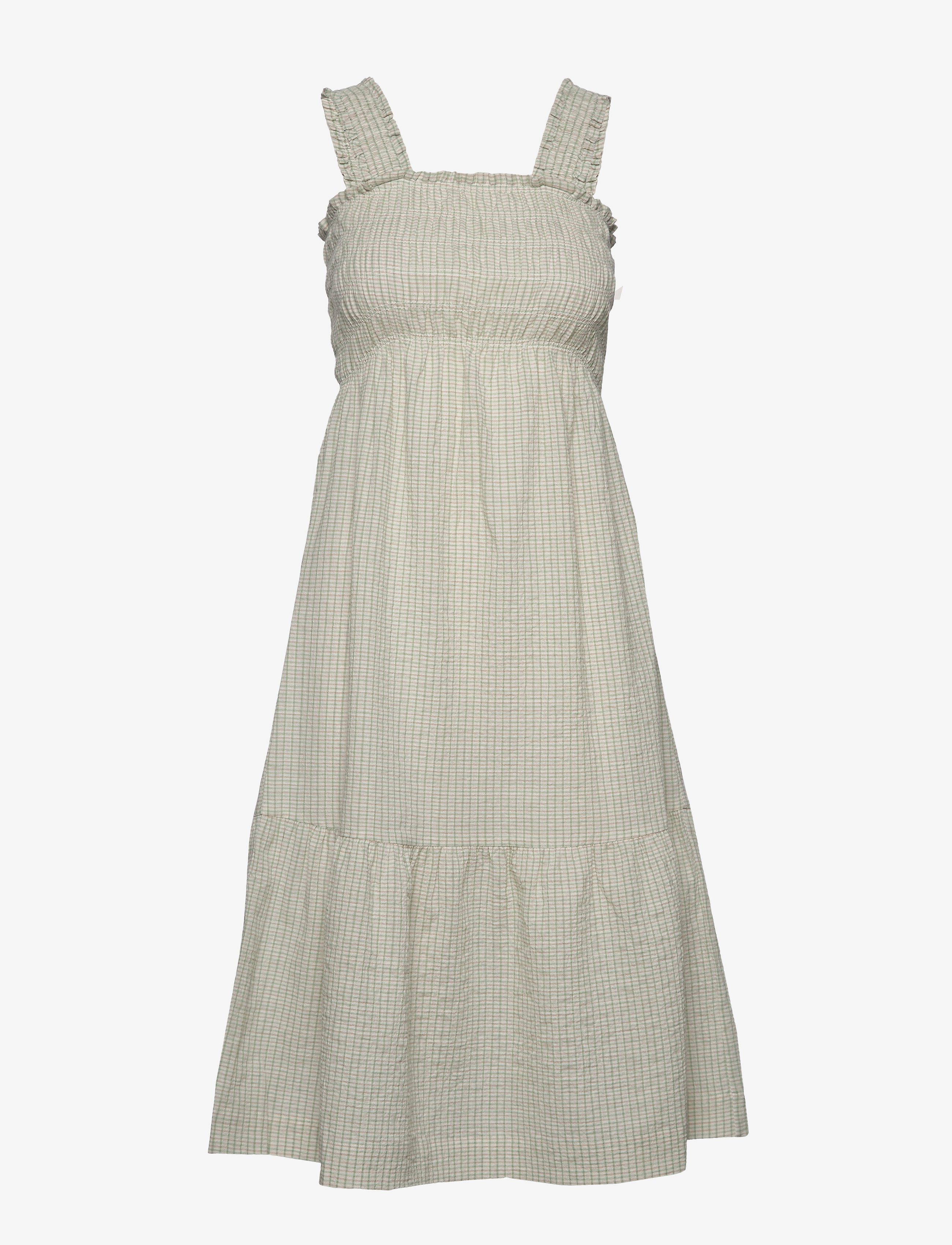 Wood Wood - Anouk dress - green check - 0