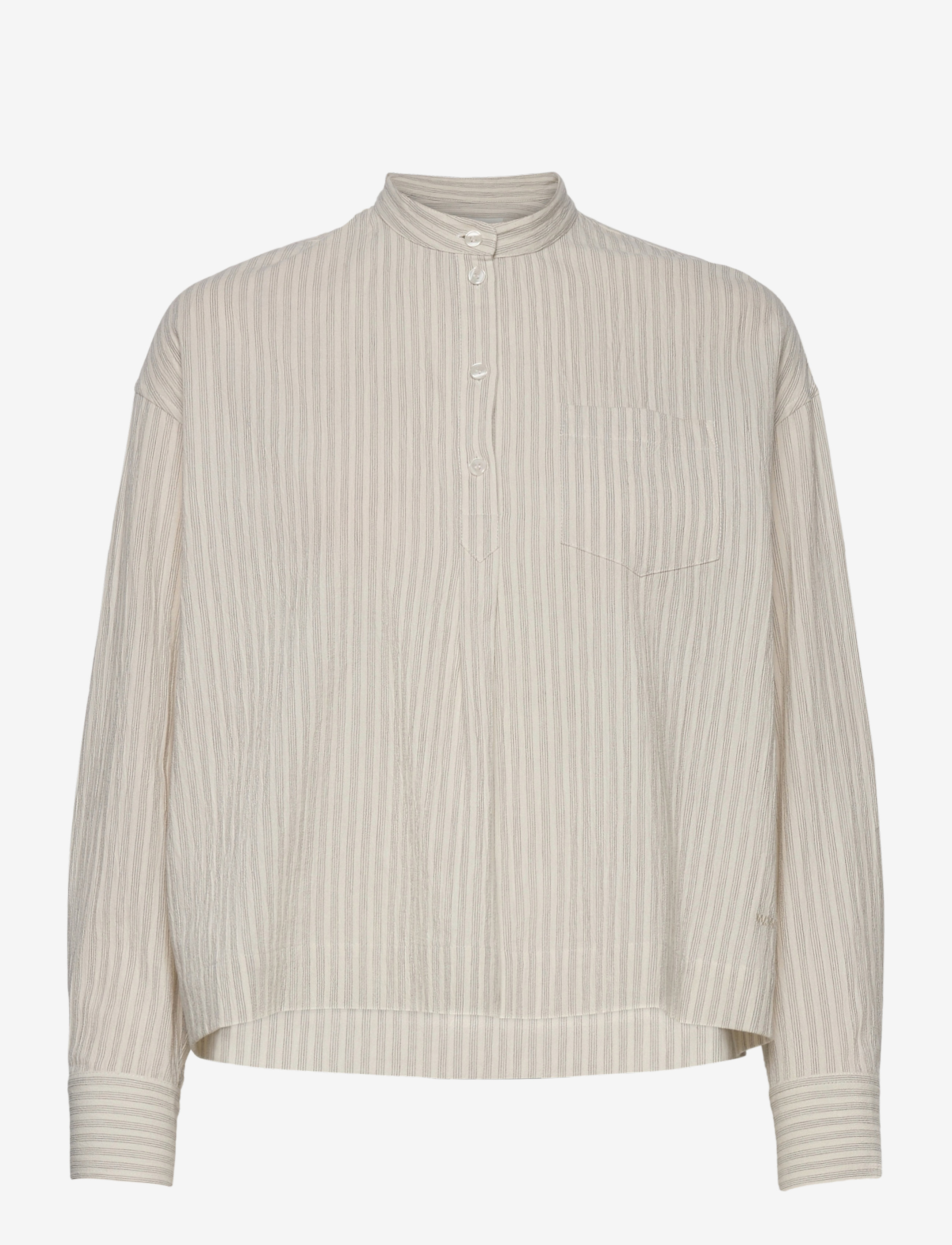 Wood Wood - Margurite shirt - off-white stripes - 0