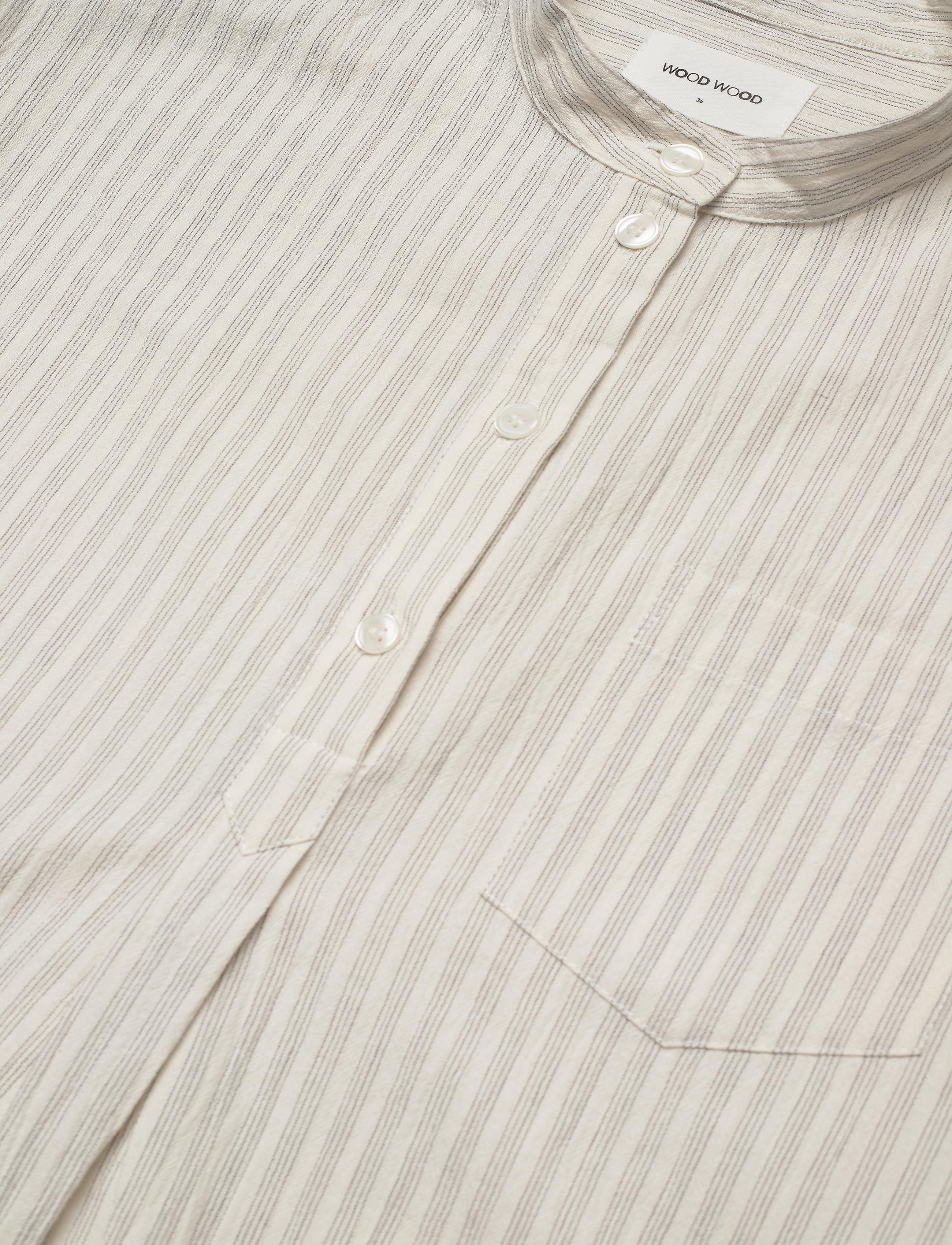 Wood Wood - Margurite shirt - off-white stripes - 2