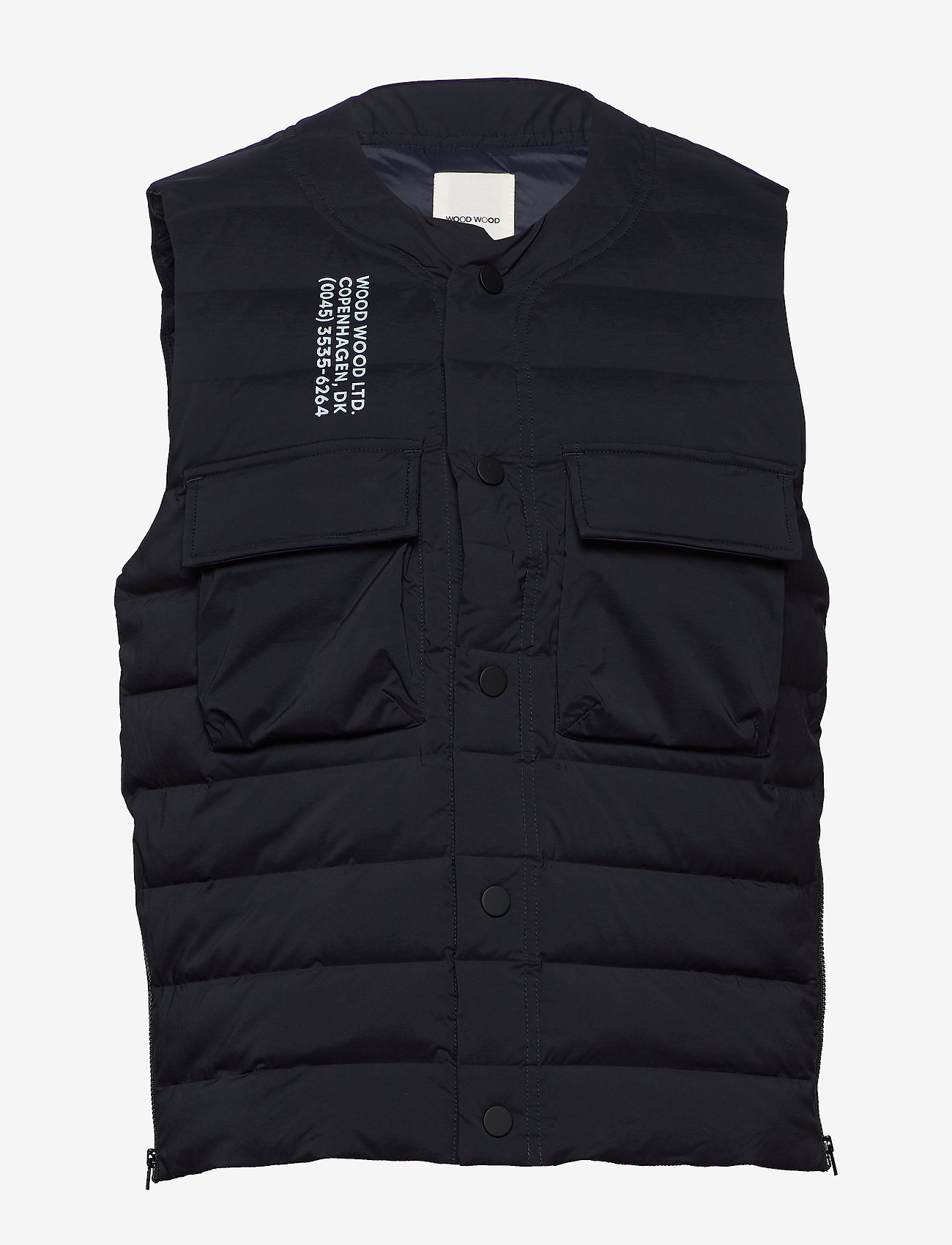 Wood Wood - Kelvin light padded vest - navy - 0