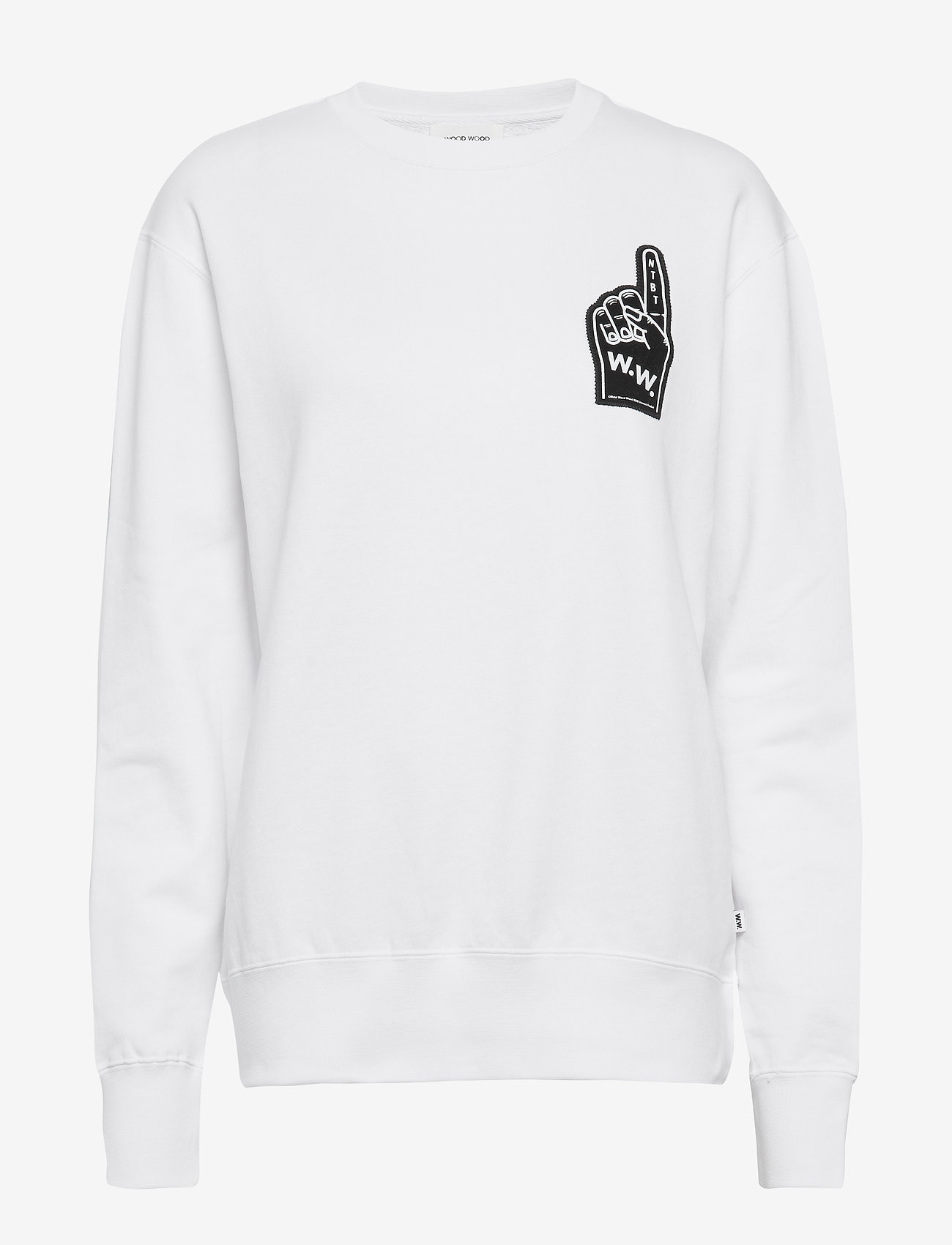 Wood Wood - Hugh sweatshirt - bright white - 0