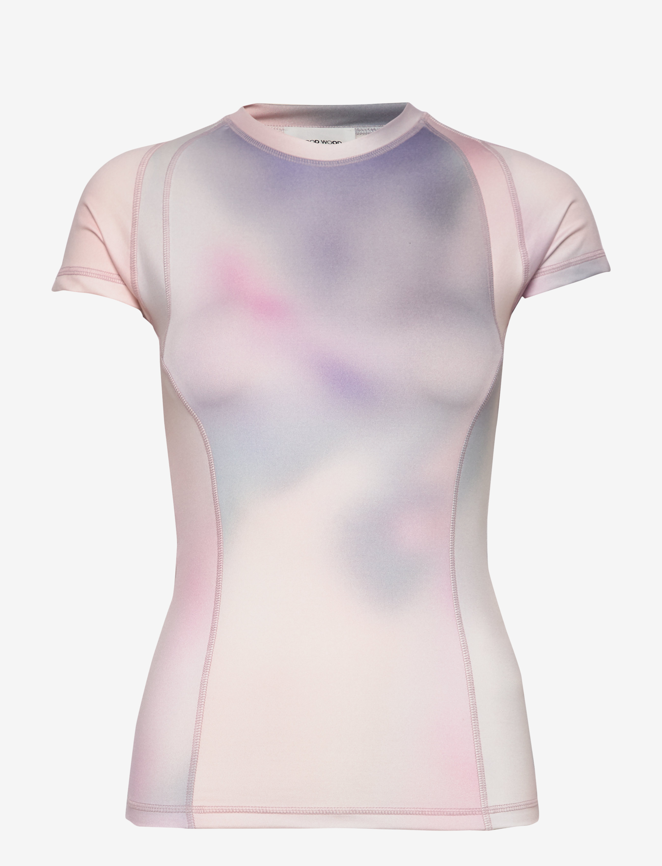 WOOD WOOD Emma T-shirt - Wood Wood - LILAC AOP / pink/rose