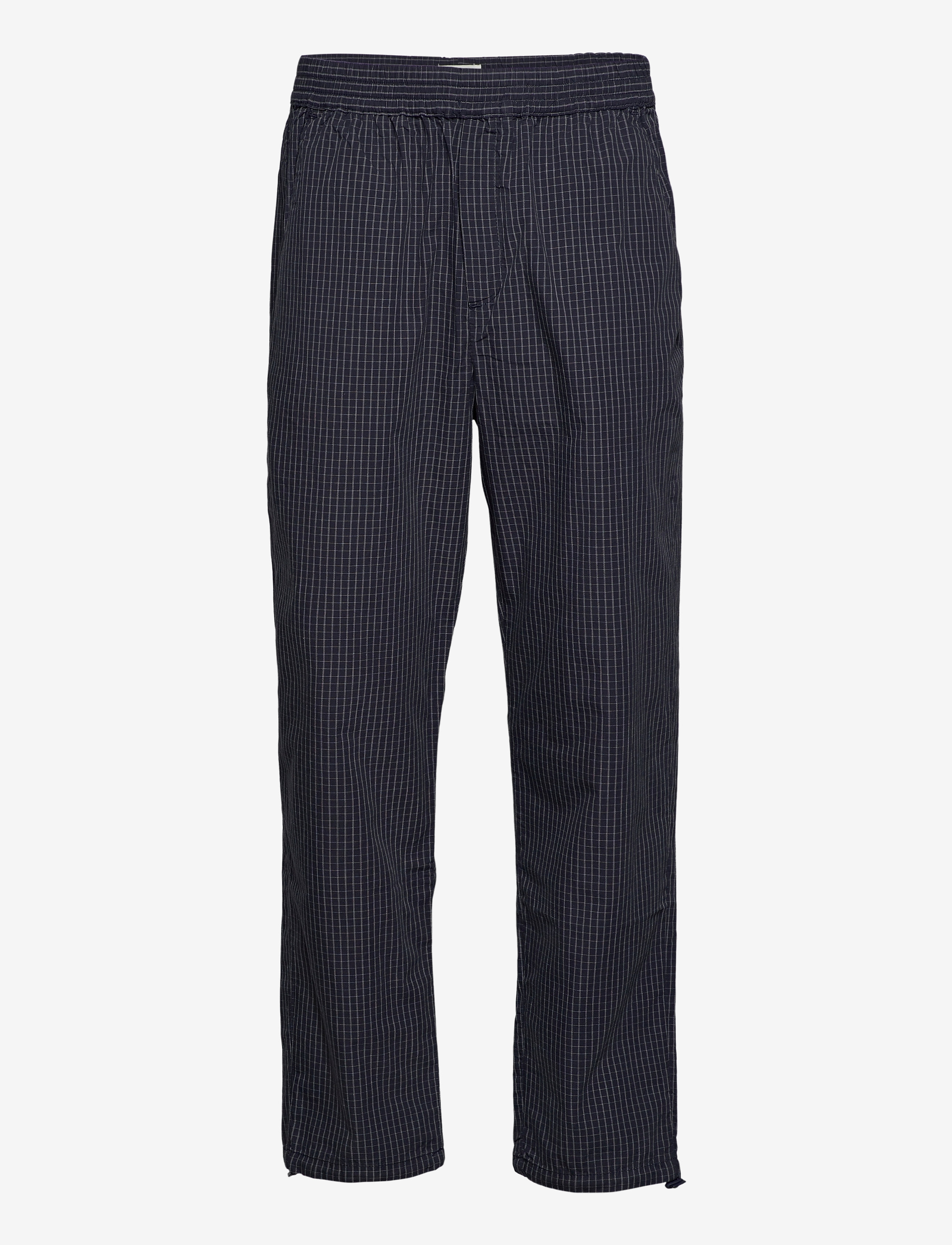 Wood Wood - Halsey trousers - navy check - 0