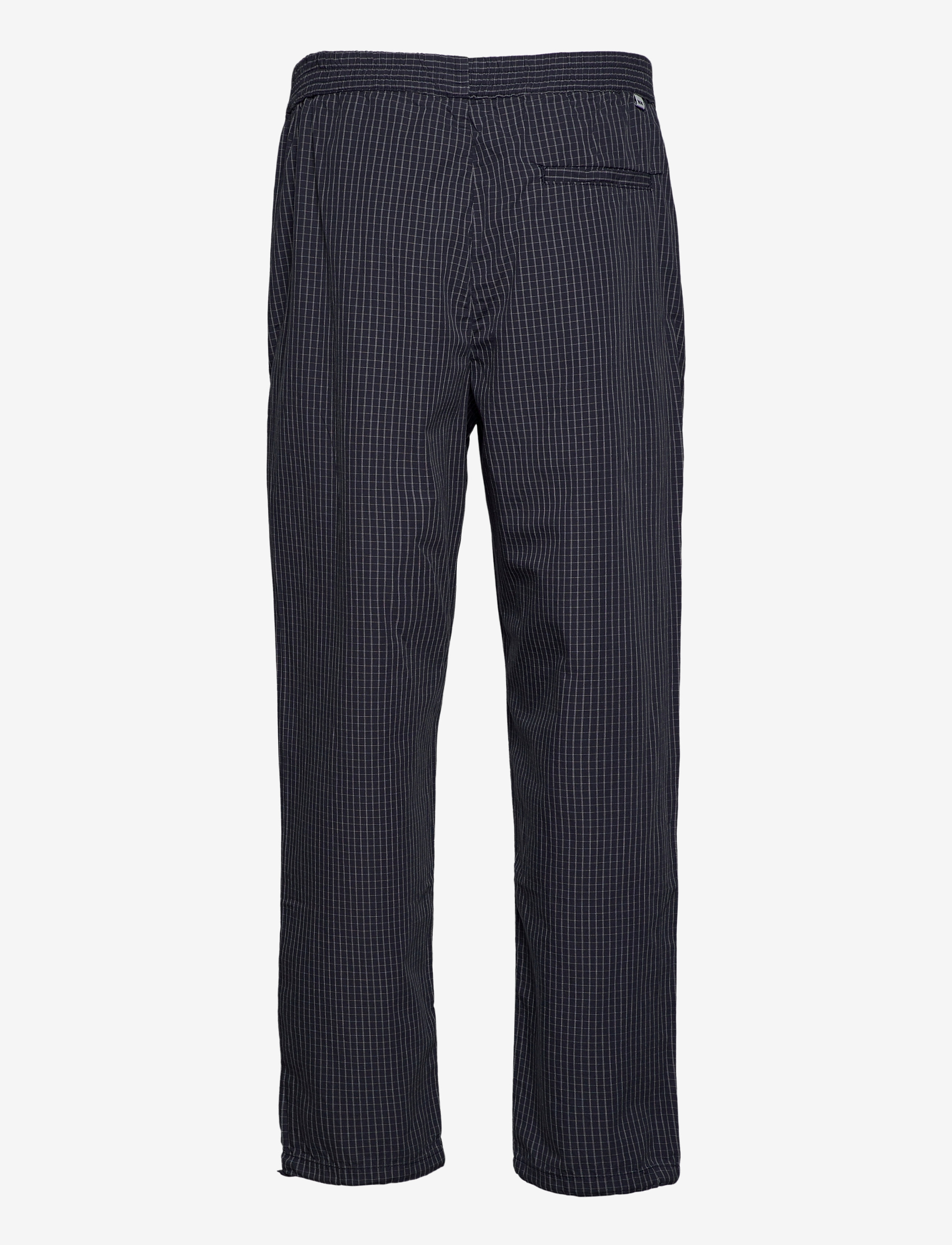 Wood Wood - Halsey trousers - navy check - 1