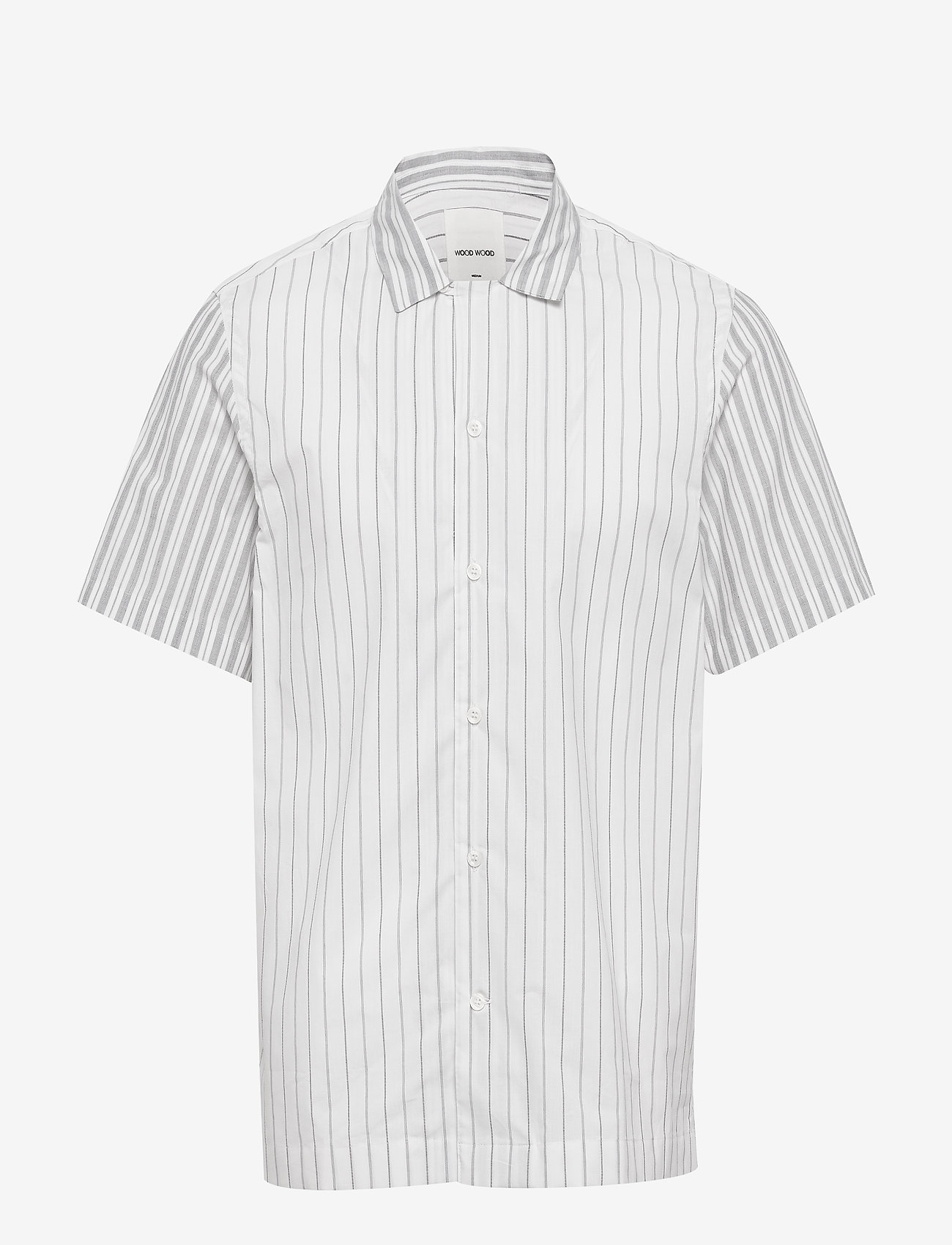 Wood Wood - Brandon shirt - off-white stripes - 1