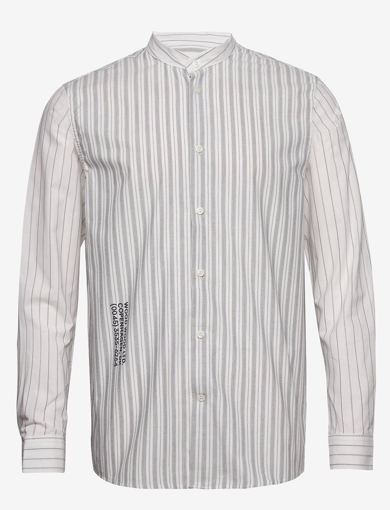 Wood Wood - Tyson shirt - off-white stripes - 0