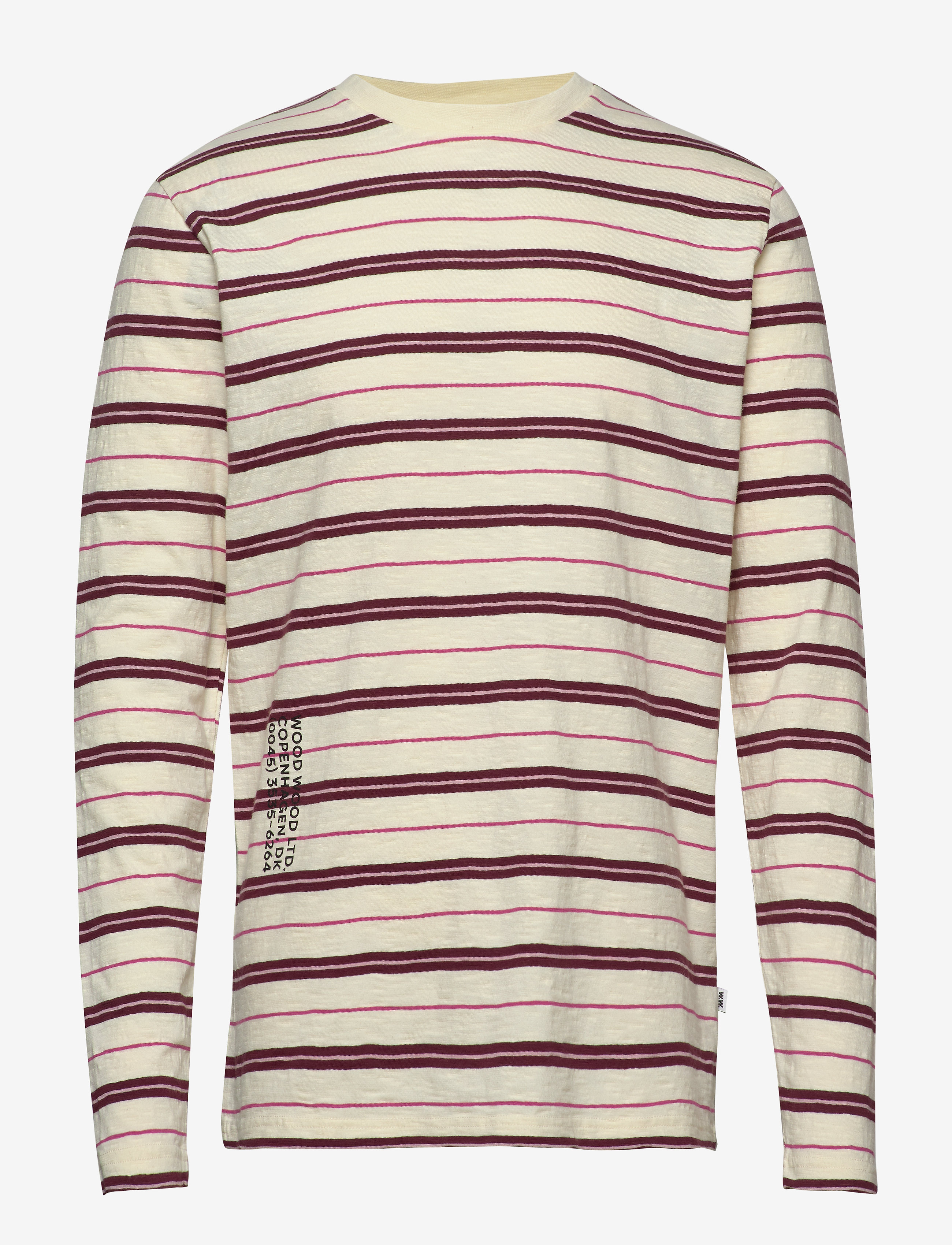 Wood Wood - Peter long sleeve - off-white stripes - 0