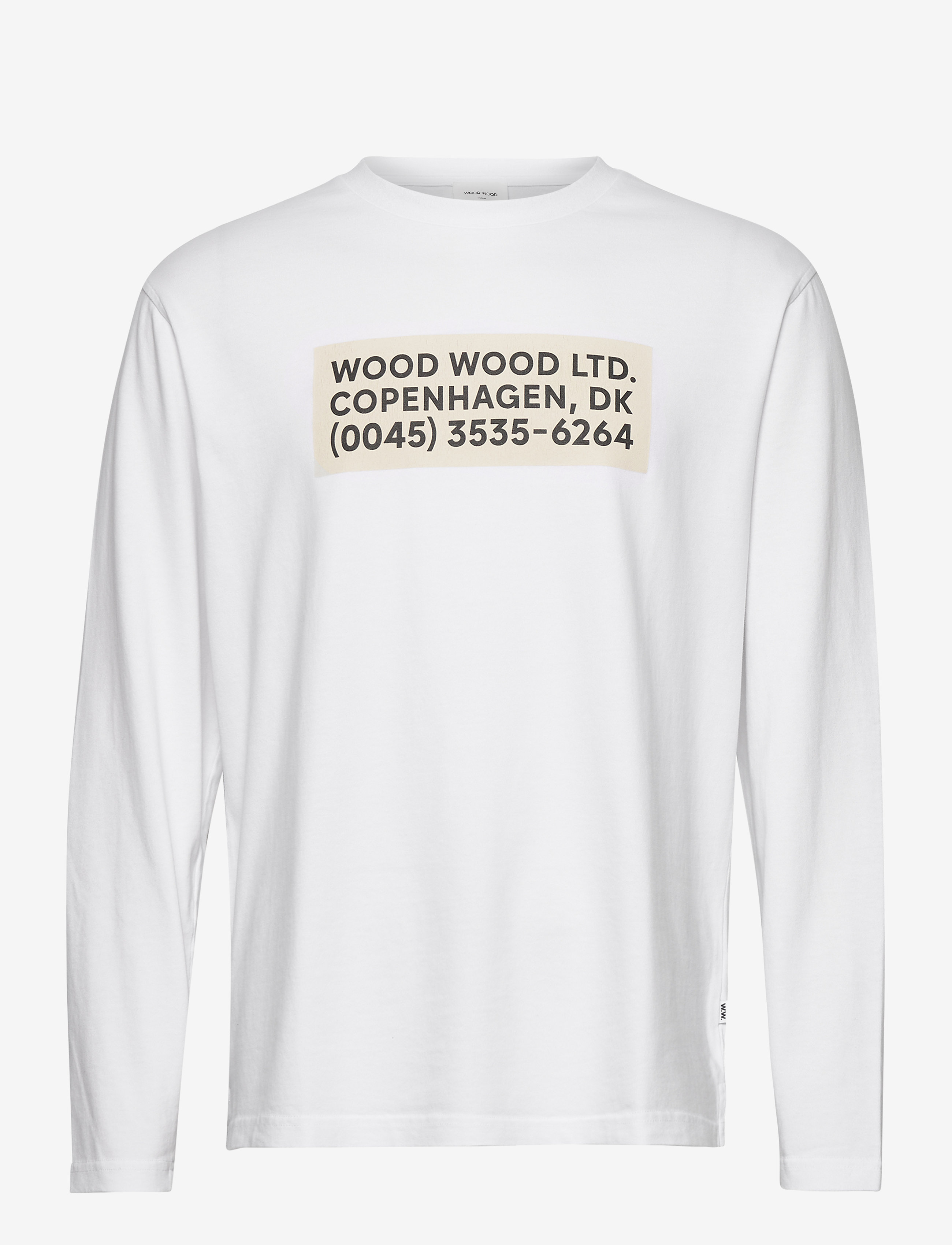 Wood Wood - Anakin long sleeve - bright white - 0