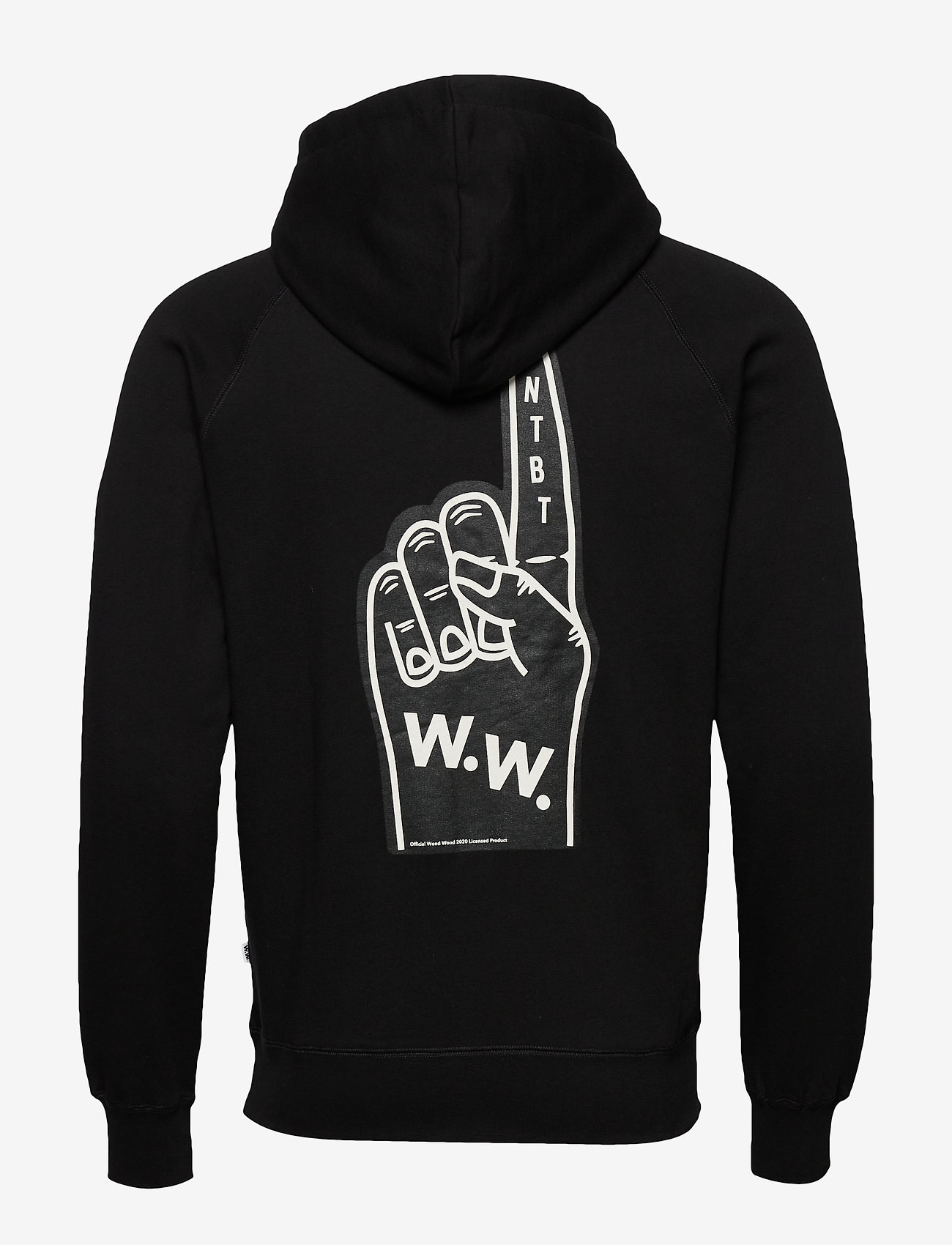 Wood Wood - Fred hoodie - black - 1