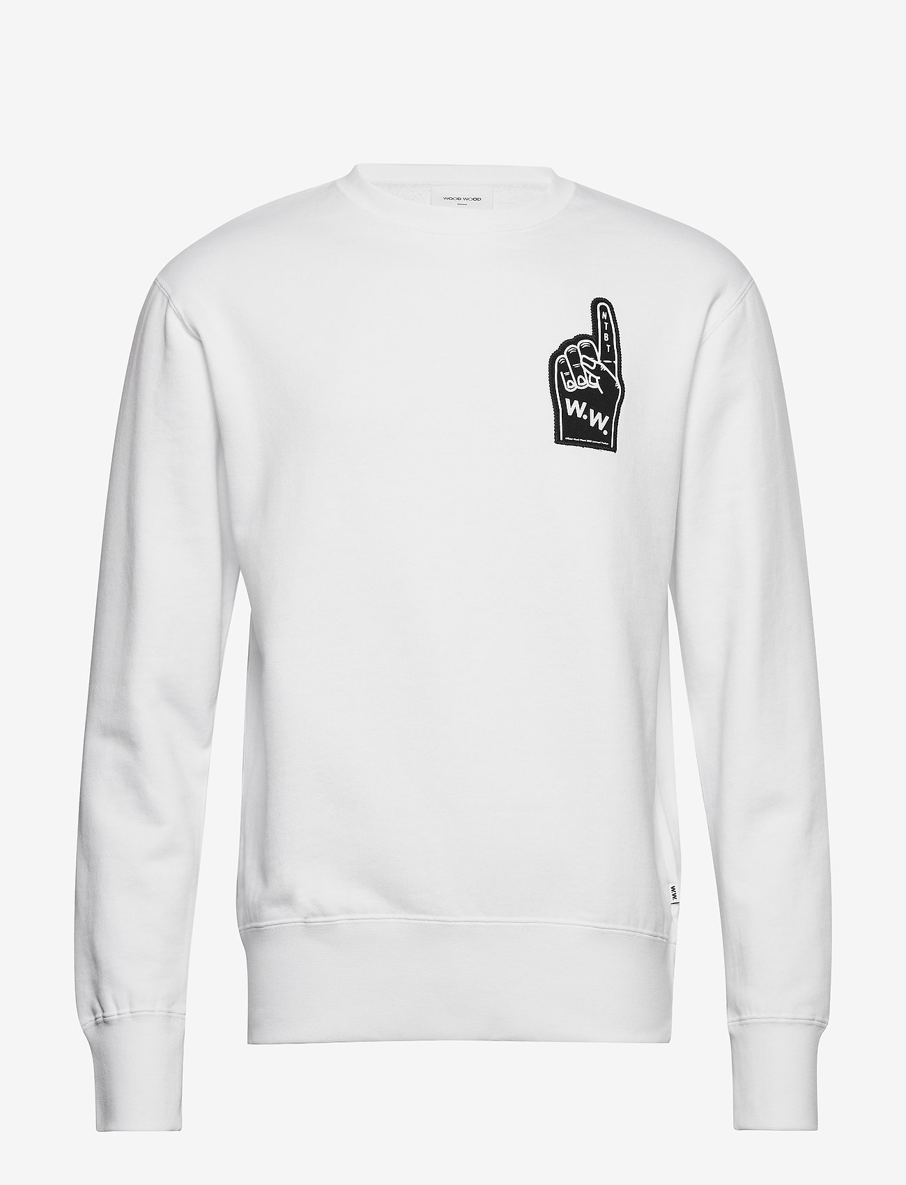 Wood Wood - Hugh sweatshirt - bright white - 0