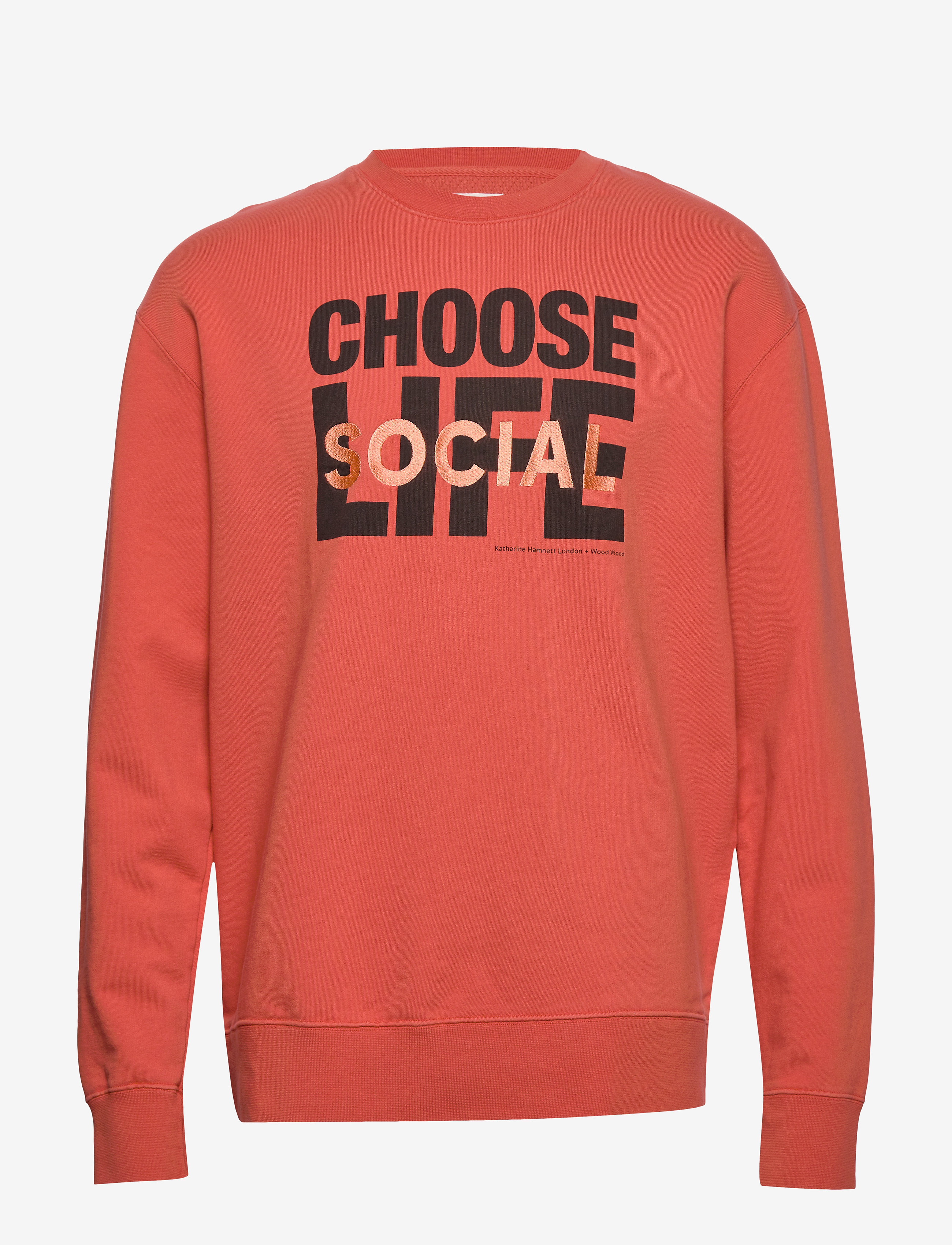 Wood Wood - Lou sweatshirt - coral - 0