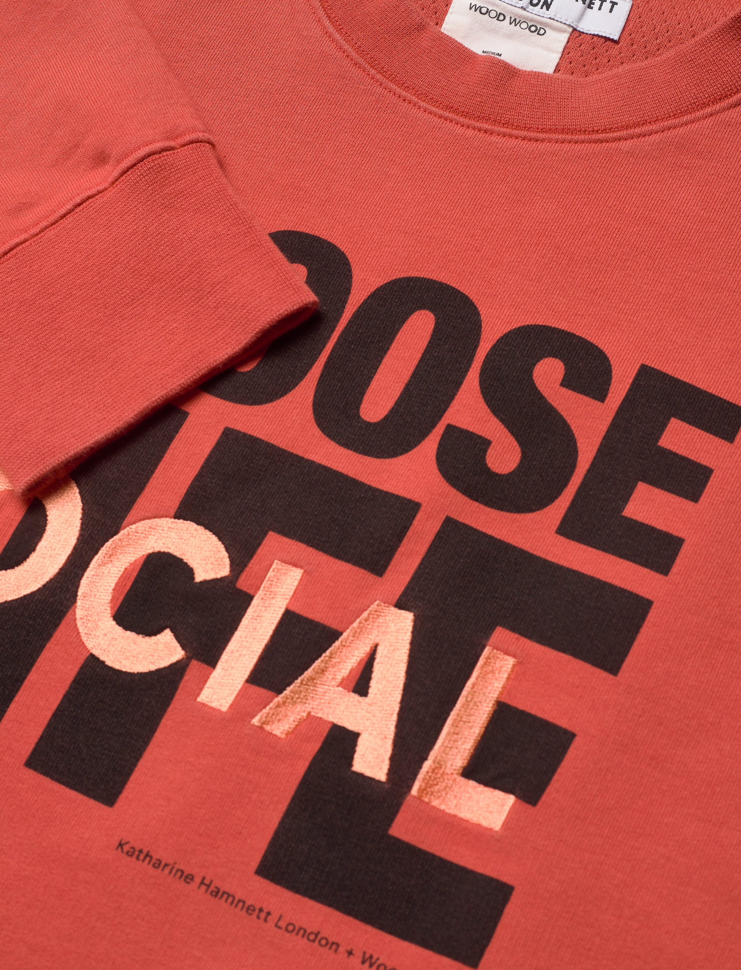 Wood Wood - Lou sweatshirt - coral - 2