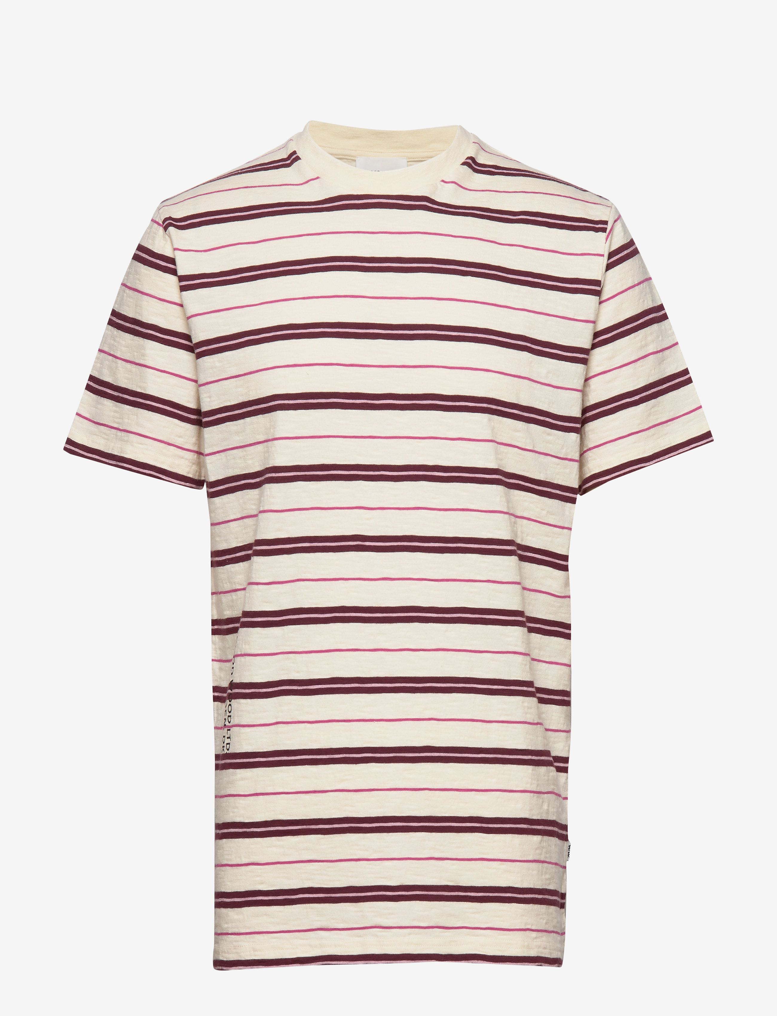 Wood Wood - Slater T-shirt - off-white stripes - 0