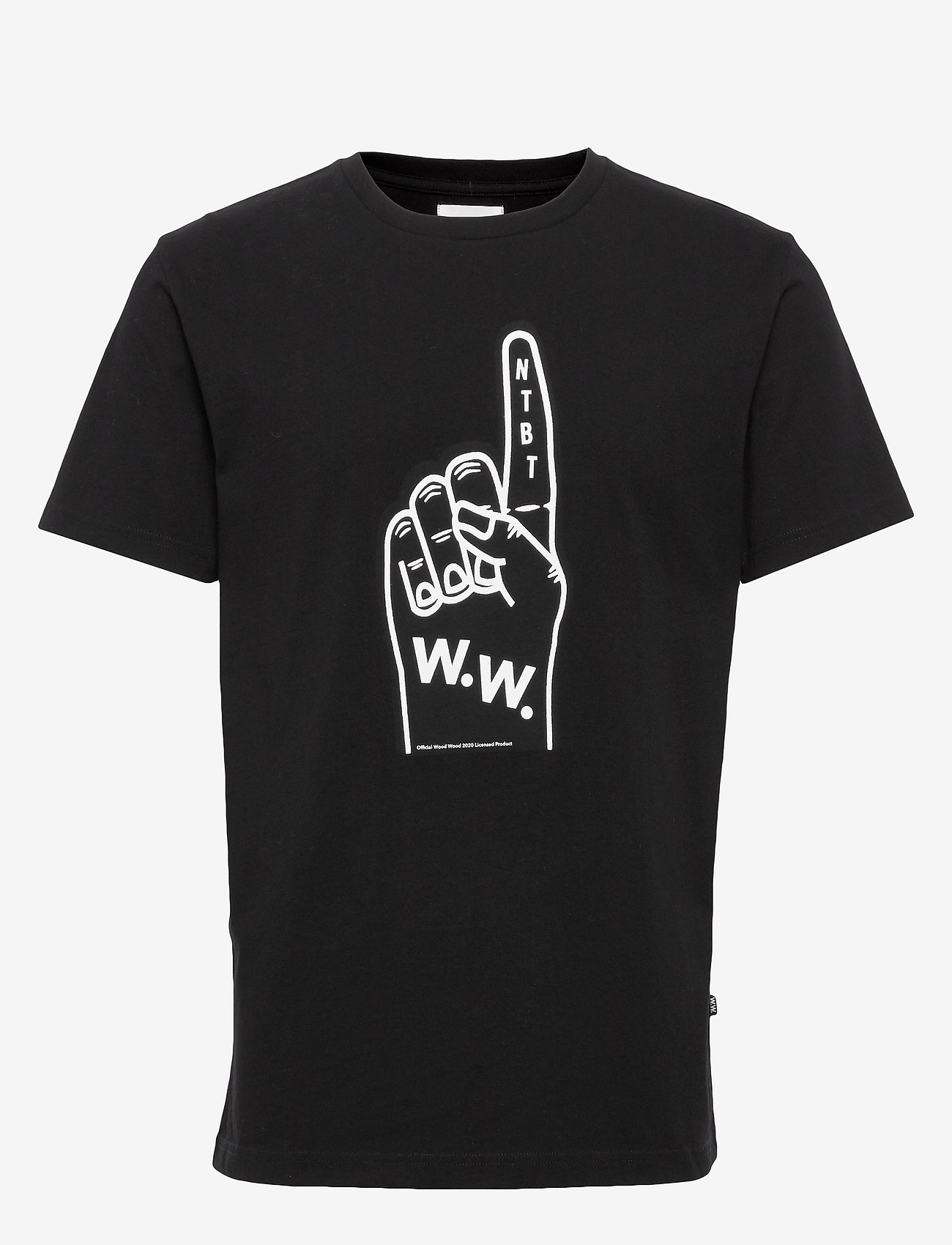 Wood Wood - Foam T-shirt - black - 0