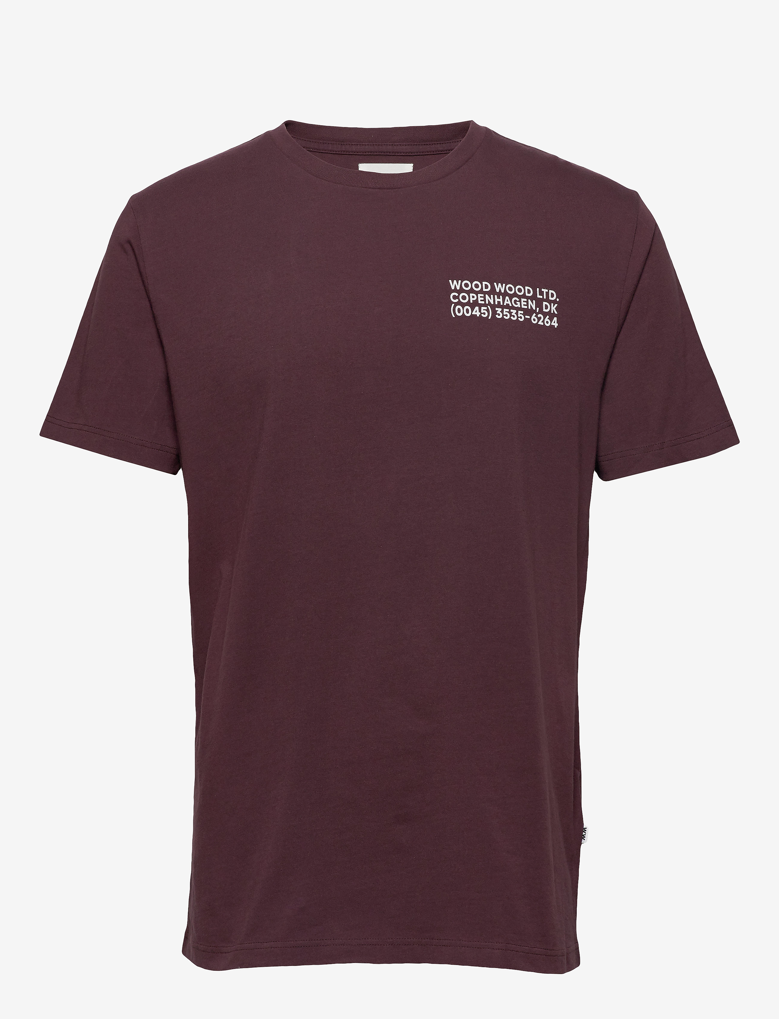 Wood Wood - Info T-shirt - burgundy - 0