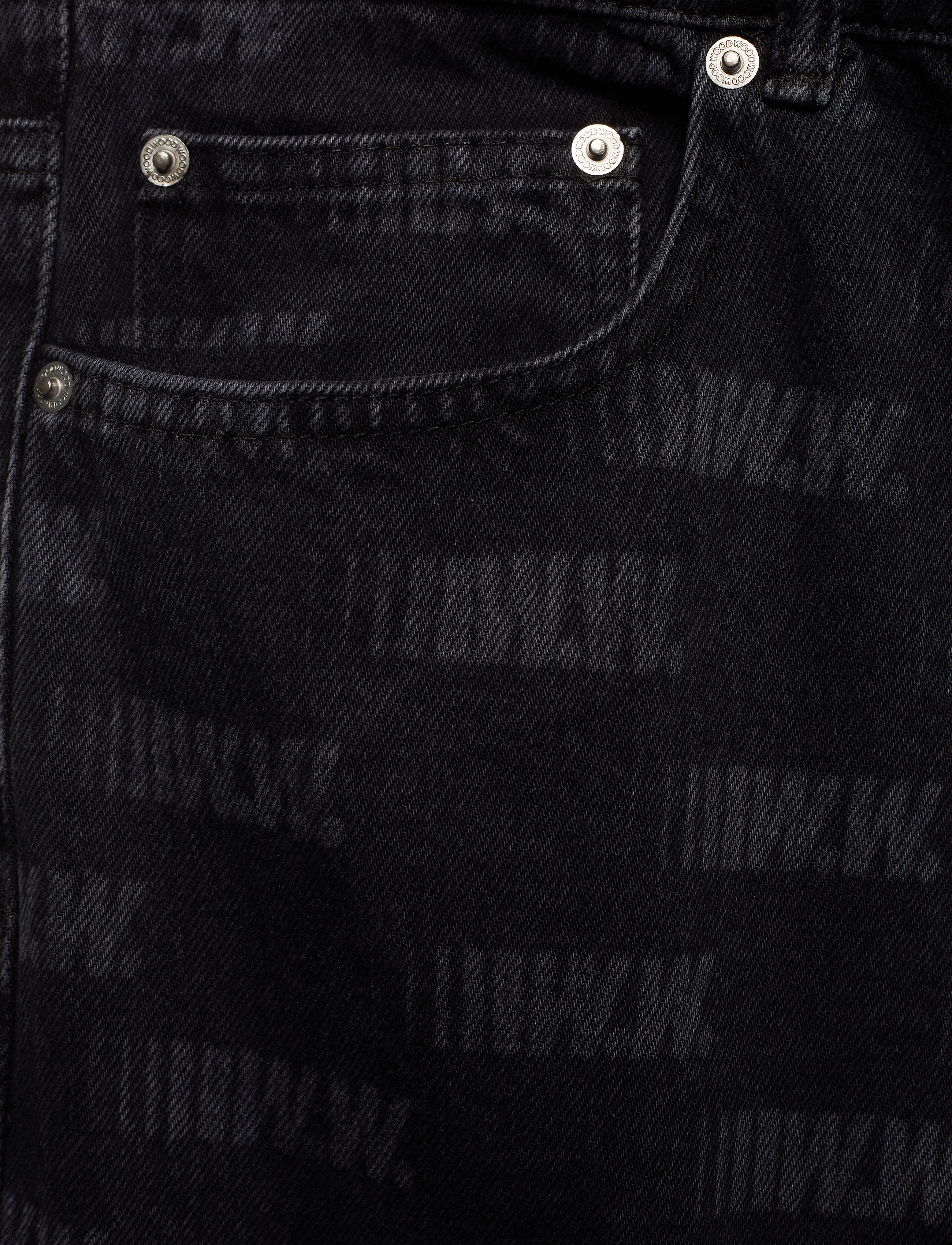 Wood Wood - Gil jeans - black aop - 2