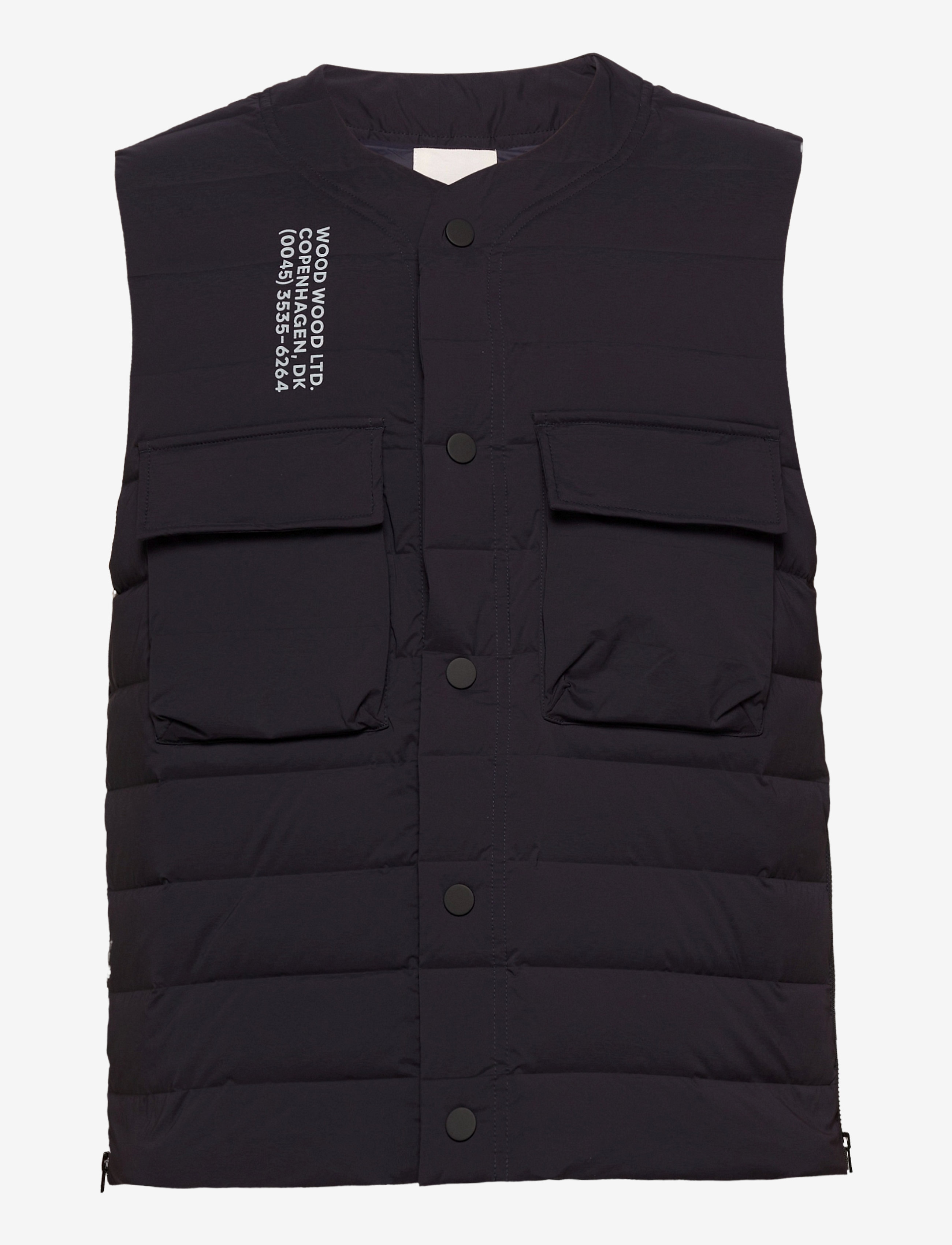 Wood Wood - Kelvin light padded vest - 7000 navy - 1