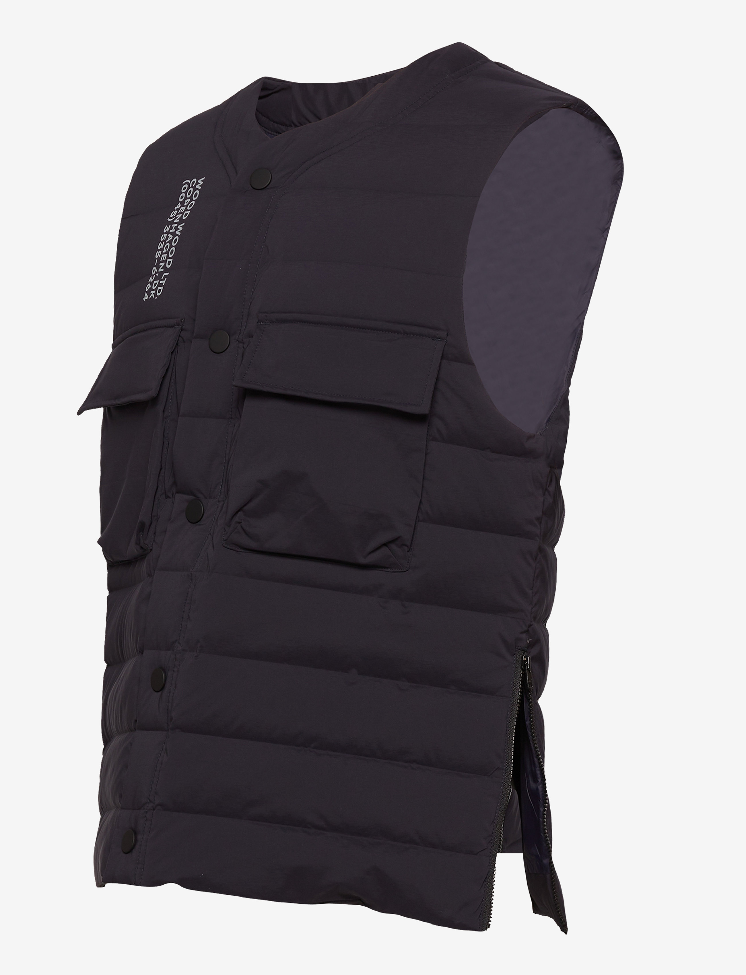 Wood Wood - Kelvin light padded vest - 7000 navy - 4