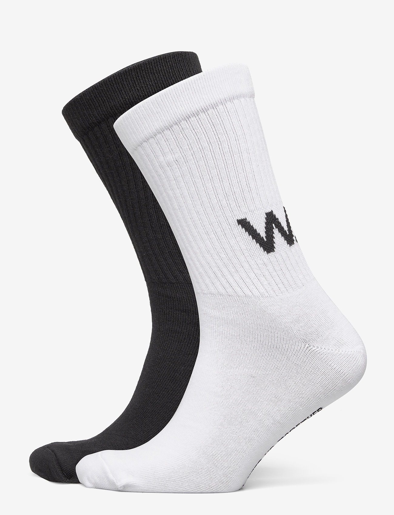 Wood Wood - Gail 2-pack socks - white/black - 0