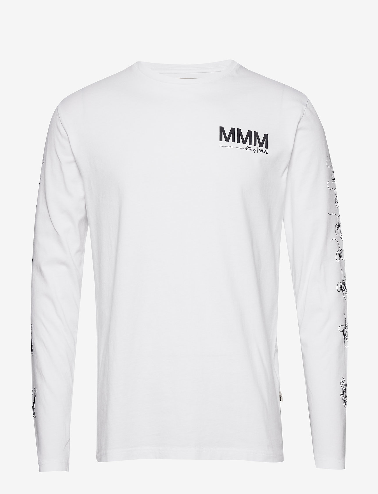 Wood Wood - Peter long sleeve - bright white - 0