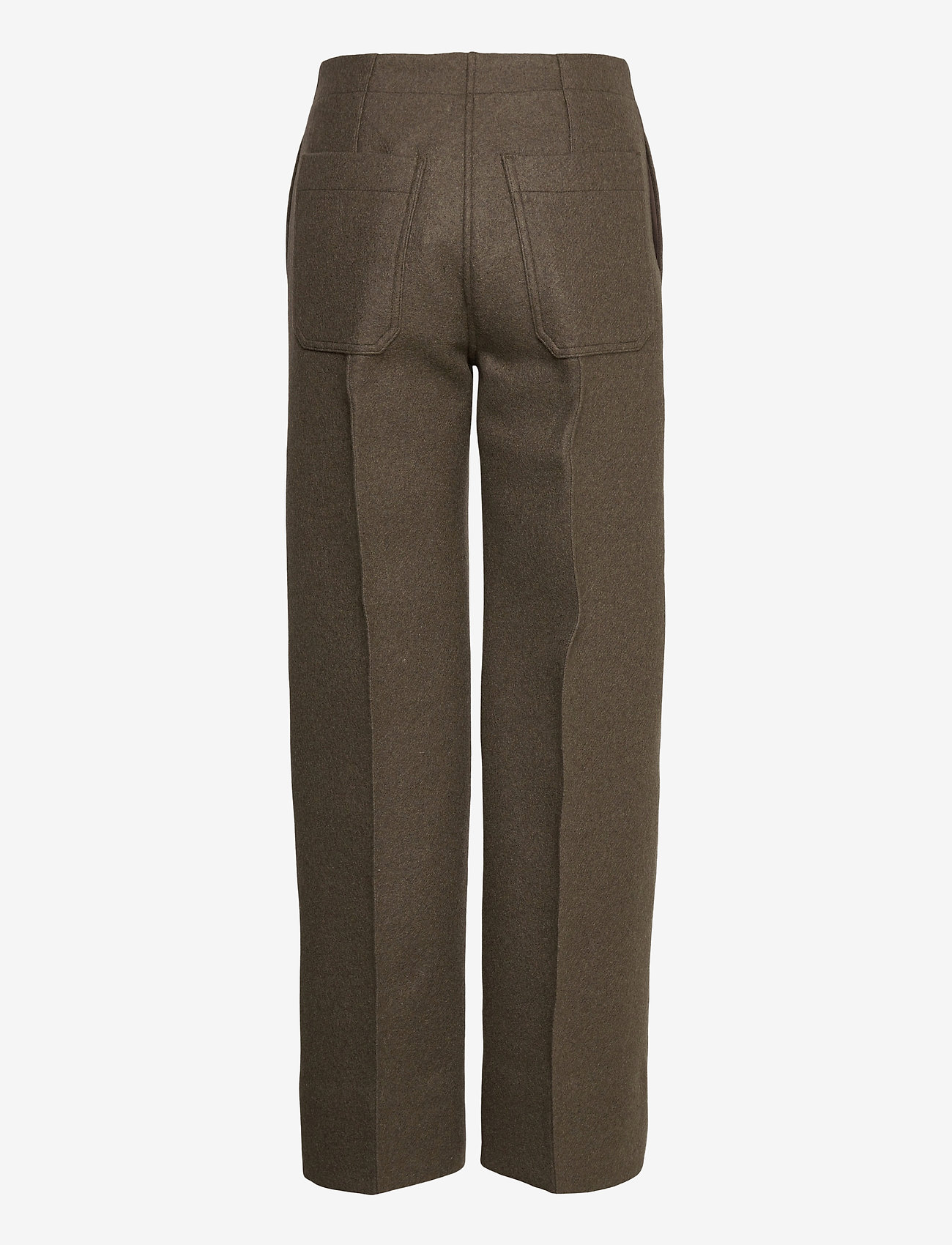 Wood Wood - Marlena wool trousers - dark green - 1