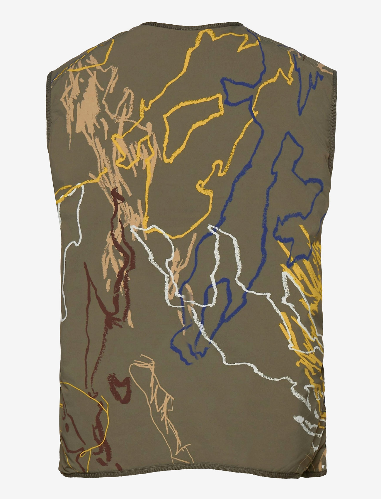 Wood Wood - Victor vest - green aop - 1