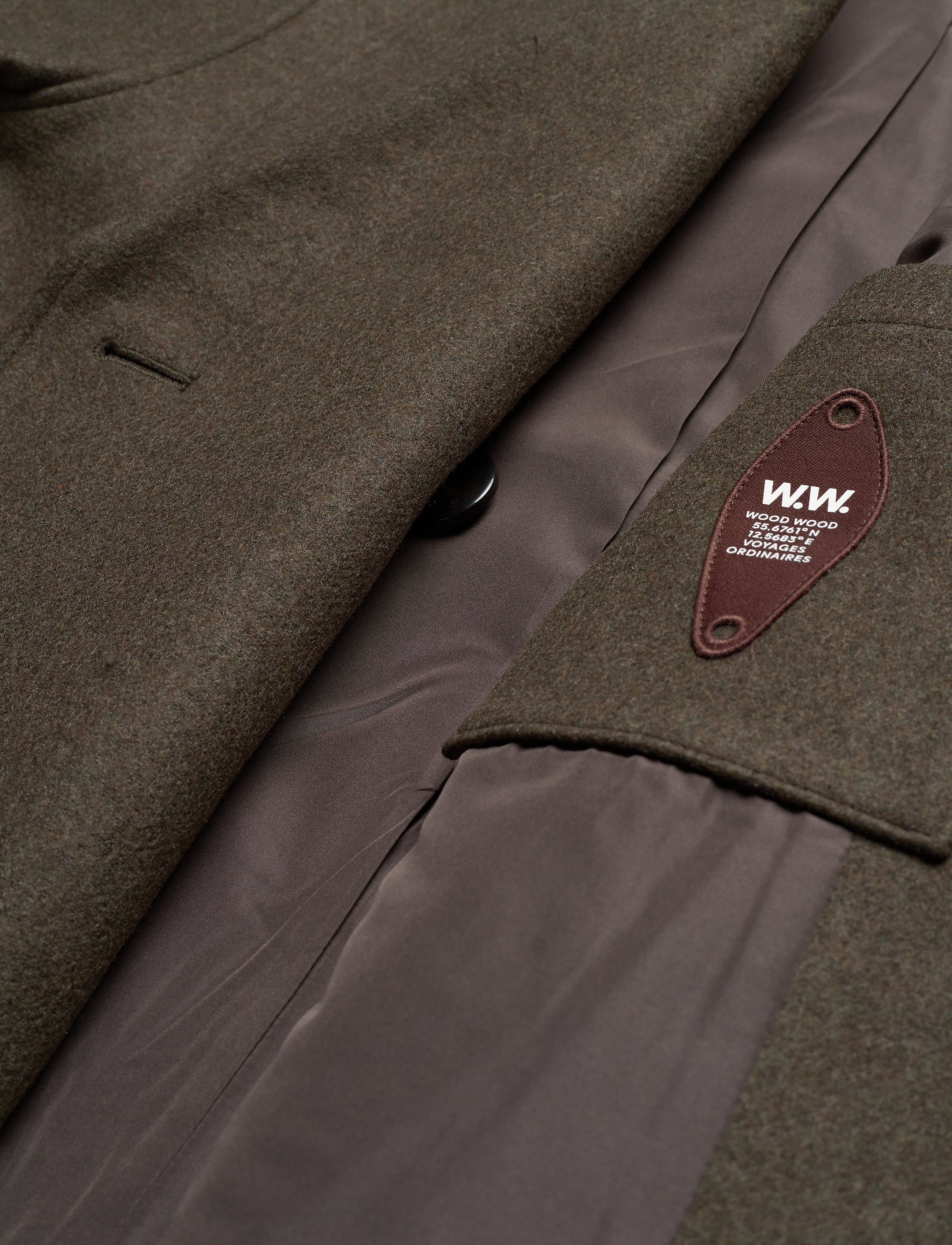 Wood Wood - Phoebe coat - dark green - 3