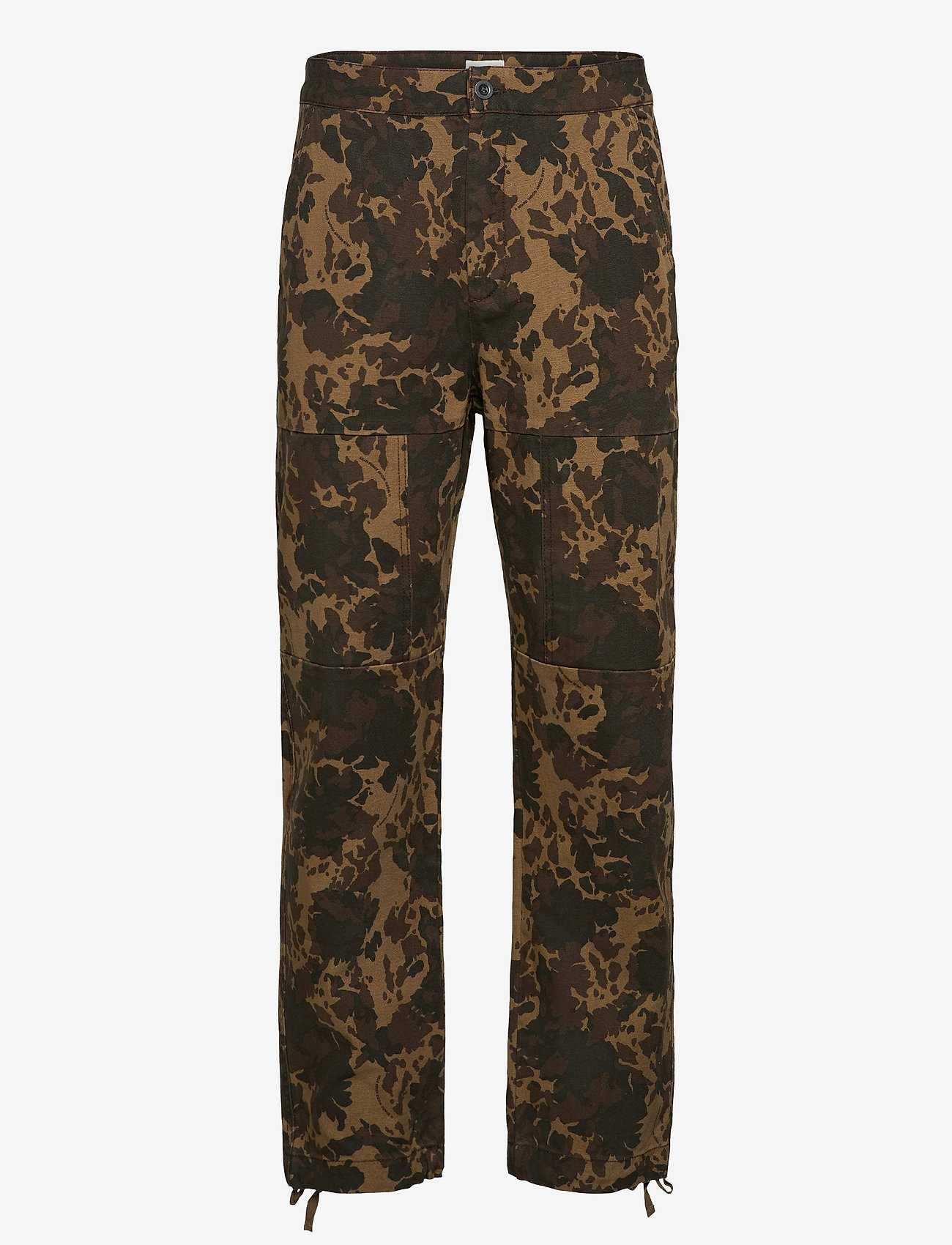 Wood Wood - Hamish trousers - casual trousers - khaki aop - 0
